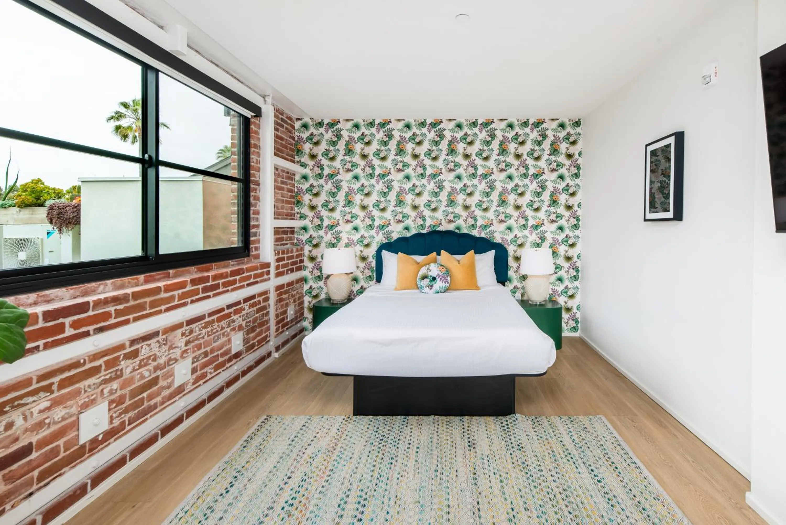 Bed in The Brick Boutique Hotel