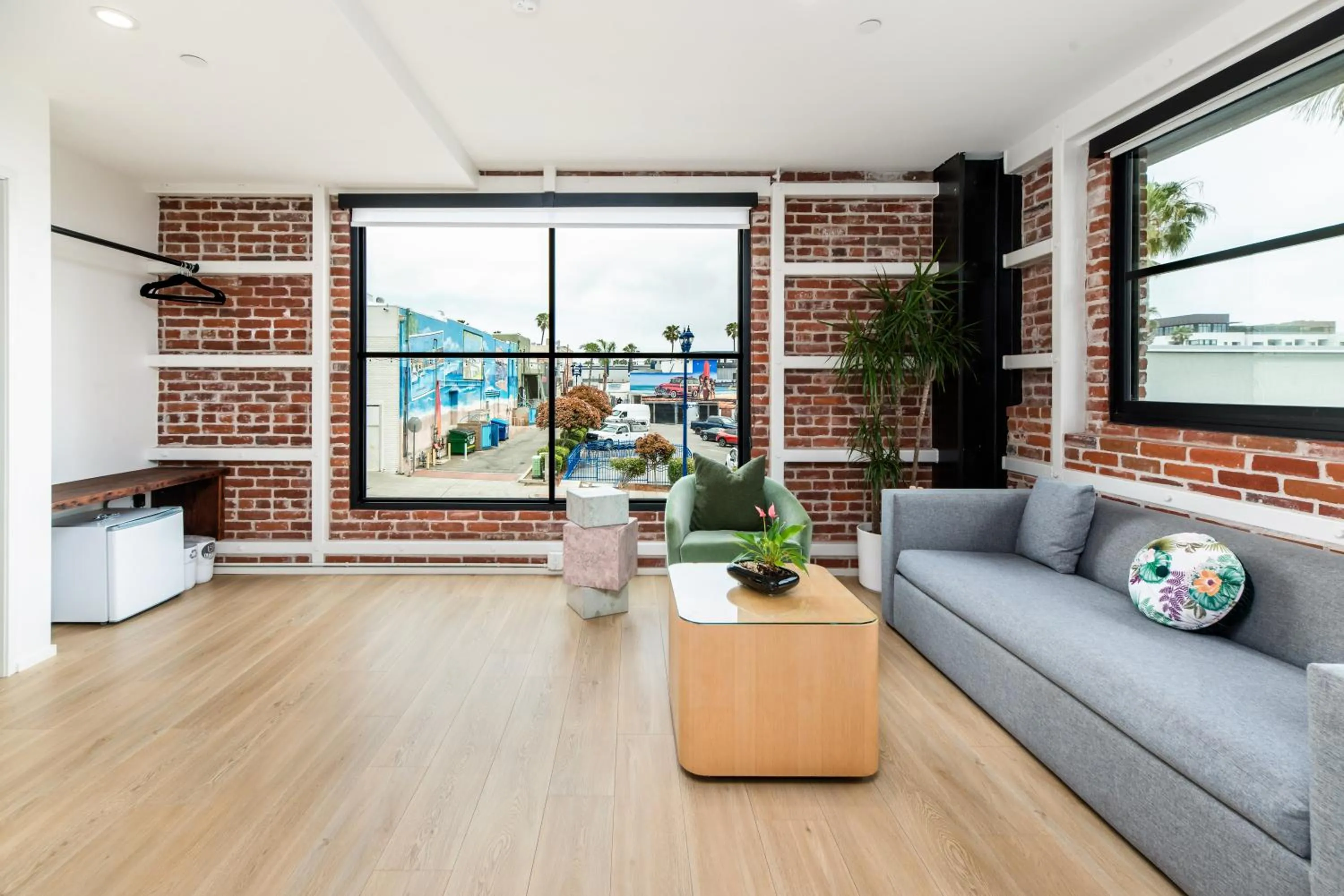 Seating area in The Brick Boutique Hotel