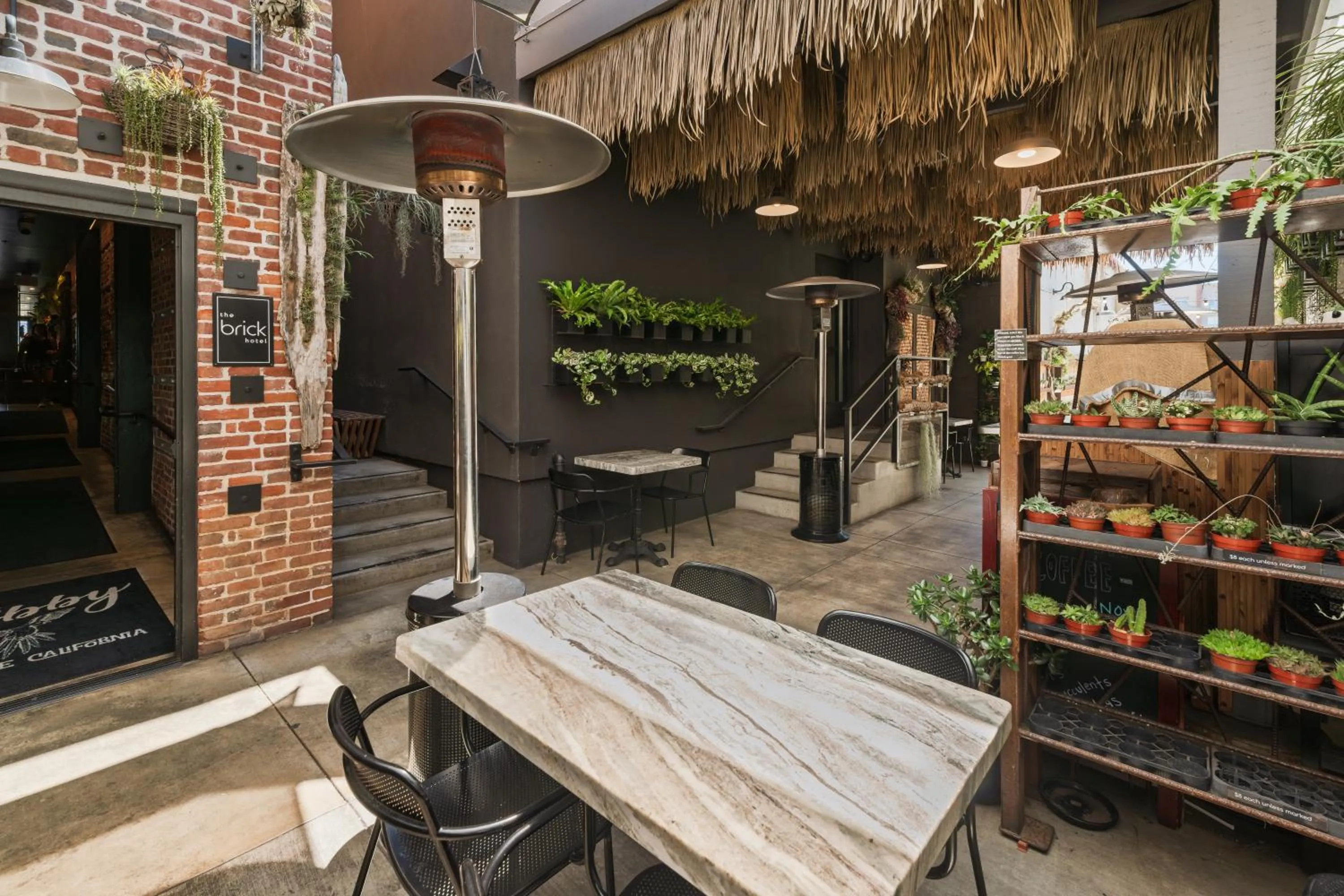 Property building in The Brick Boutique Hotel