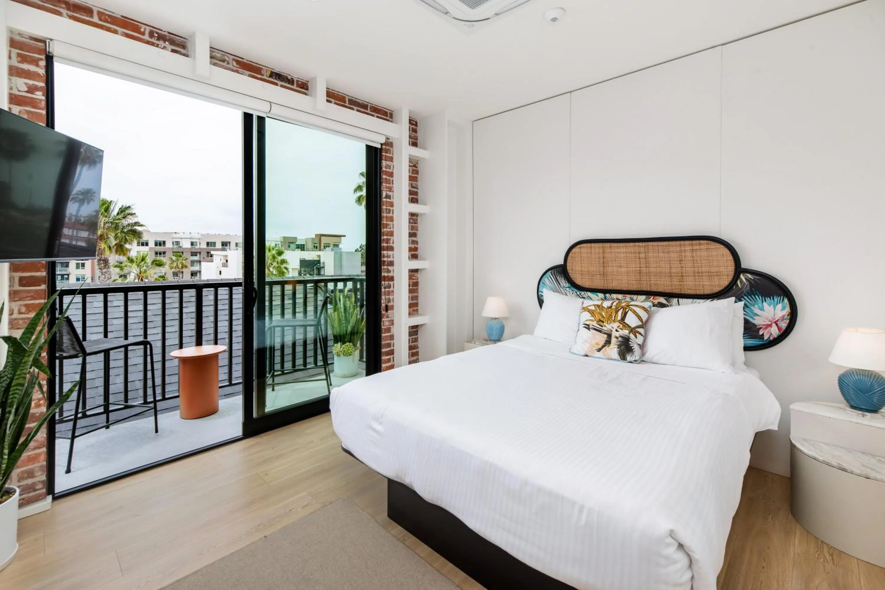 Bed in The Brick Boutique Hotel