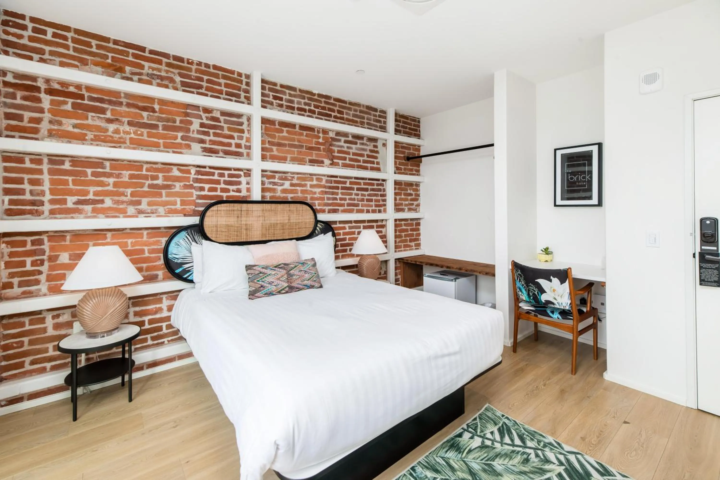 Bed in The Brick Boutique Hotel