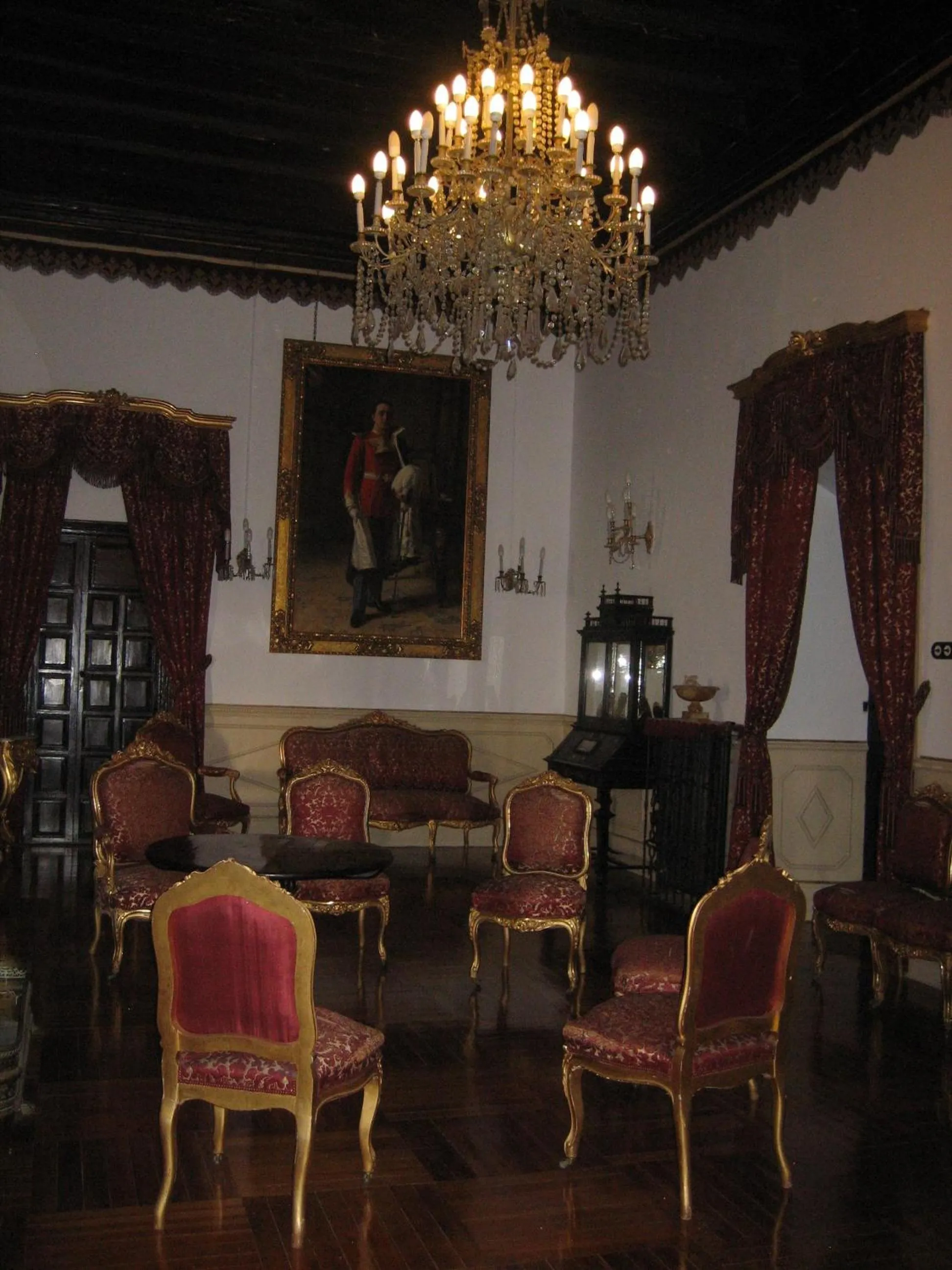 Seating area in Palacio de la Rambla