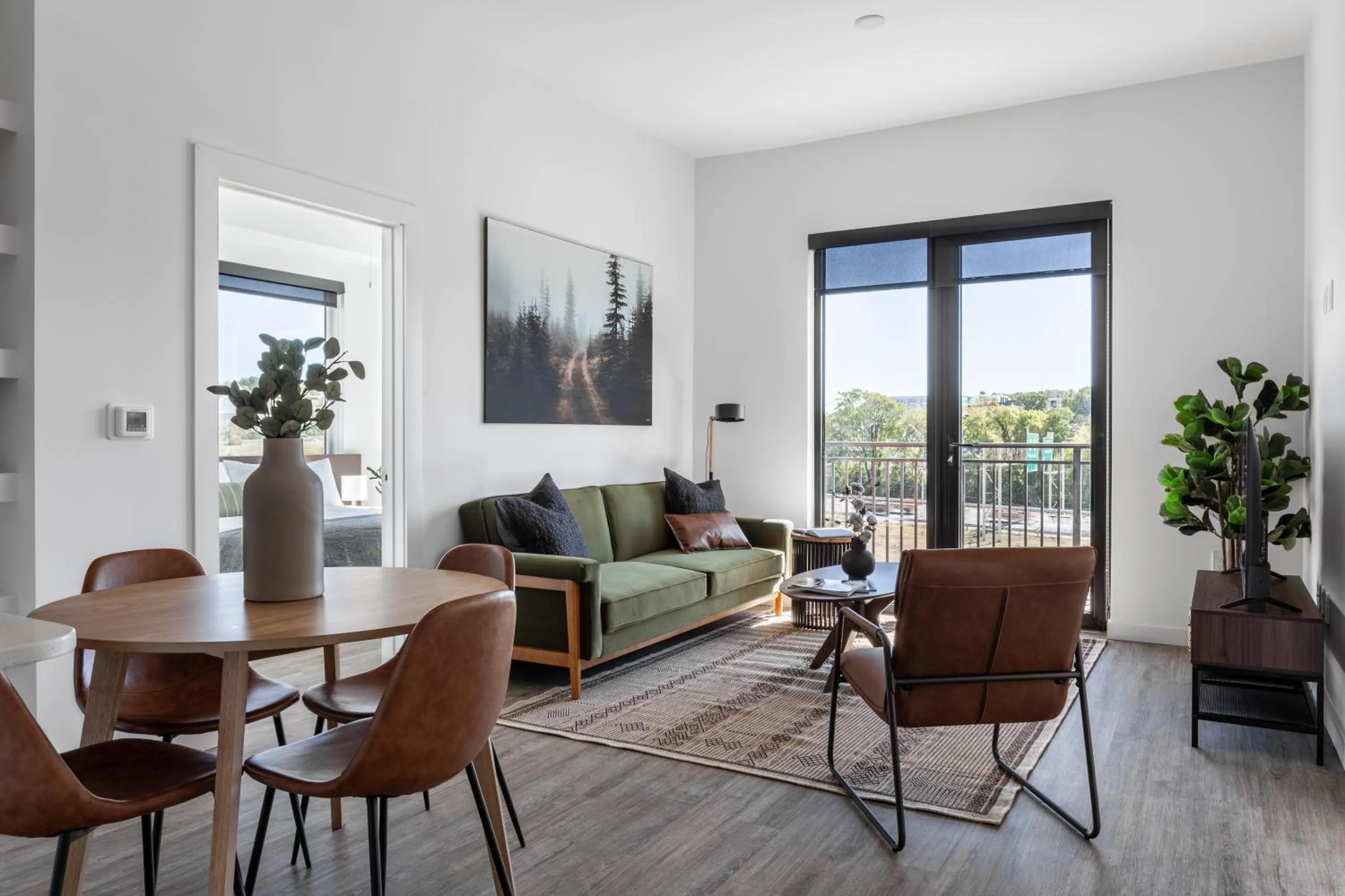 Living room in Mint House Nashville - The Gulch - Division St