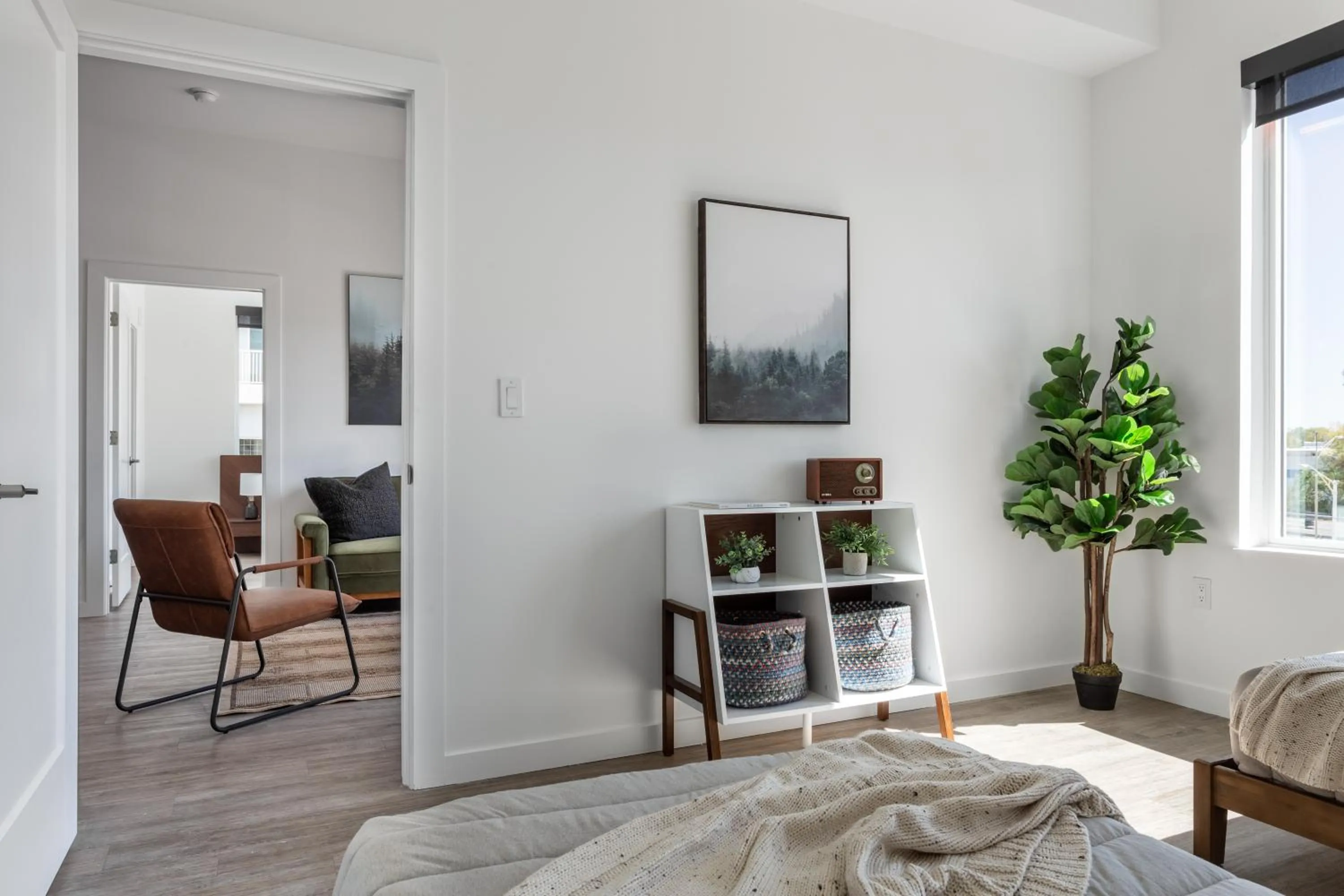 Living room in Mint House Nashville - The Gulch - Division St