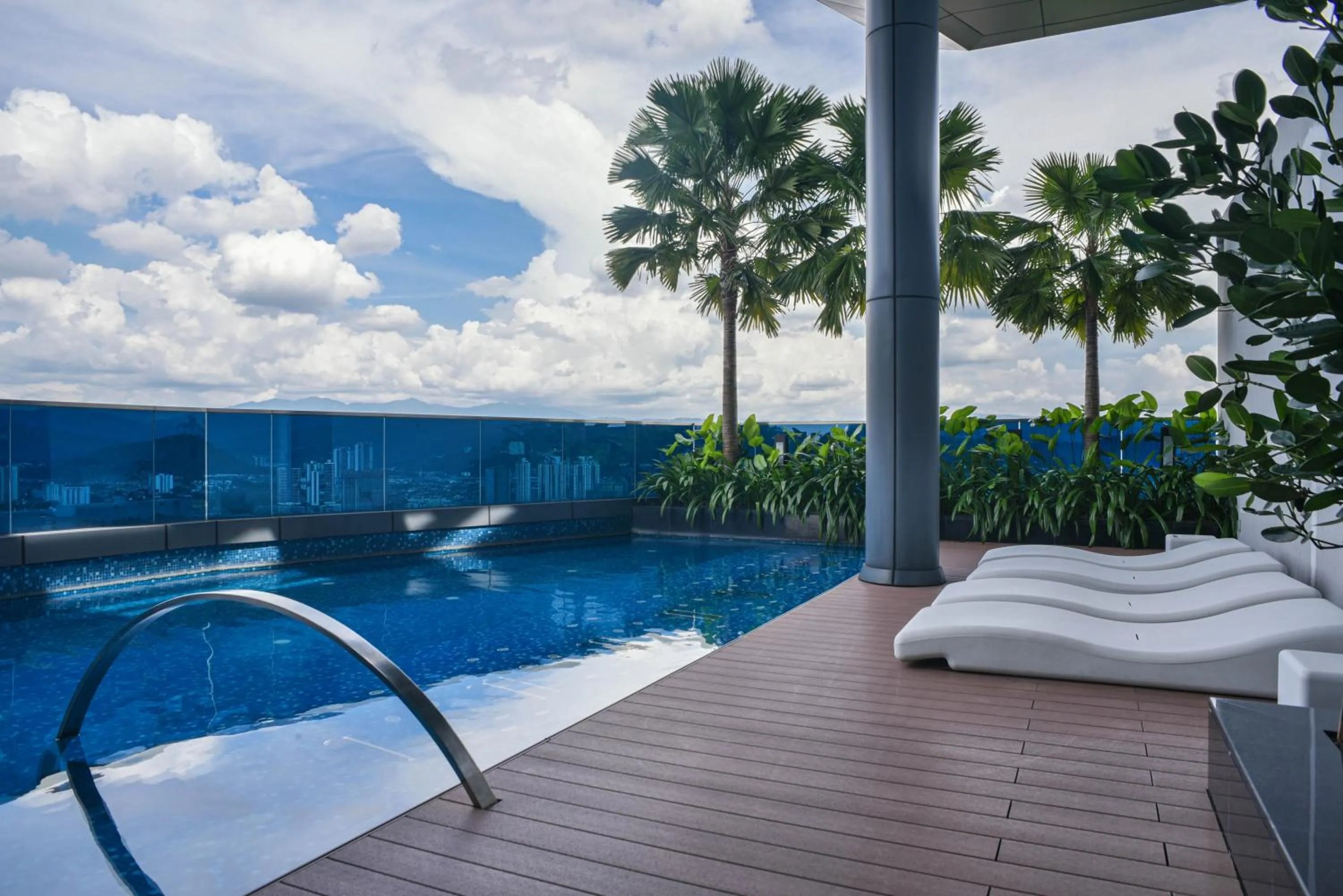 Pool view in Eaton Residence KLCC By Flixses