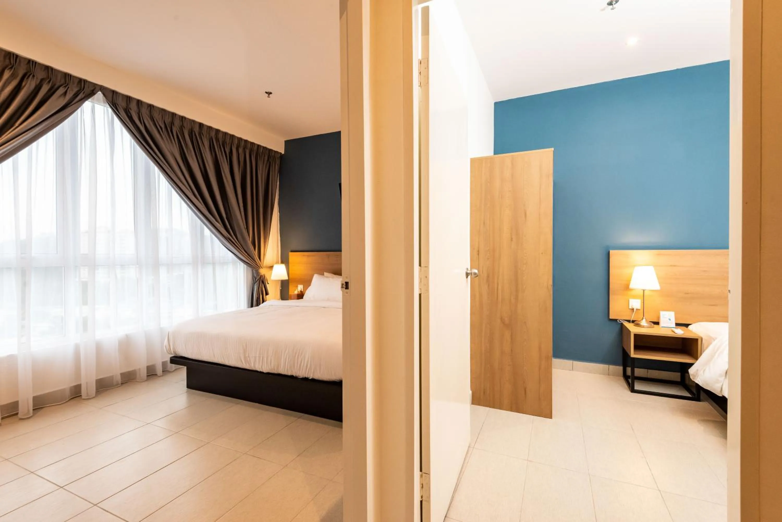 Bed in The Signature Serviced Suites & Office Puchong