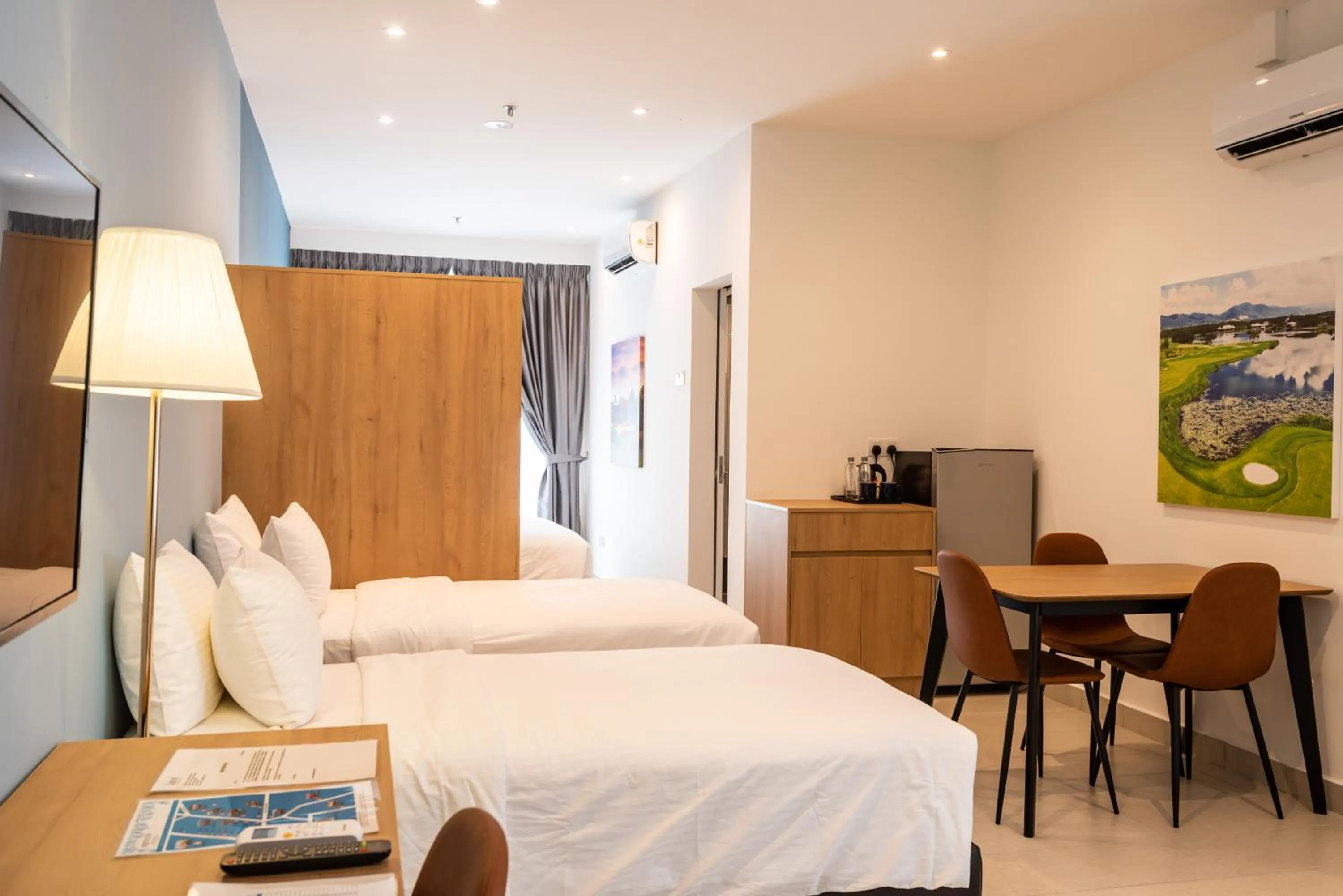 Bed in The Signature Serviced Suites & Office Puchong