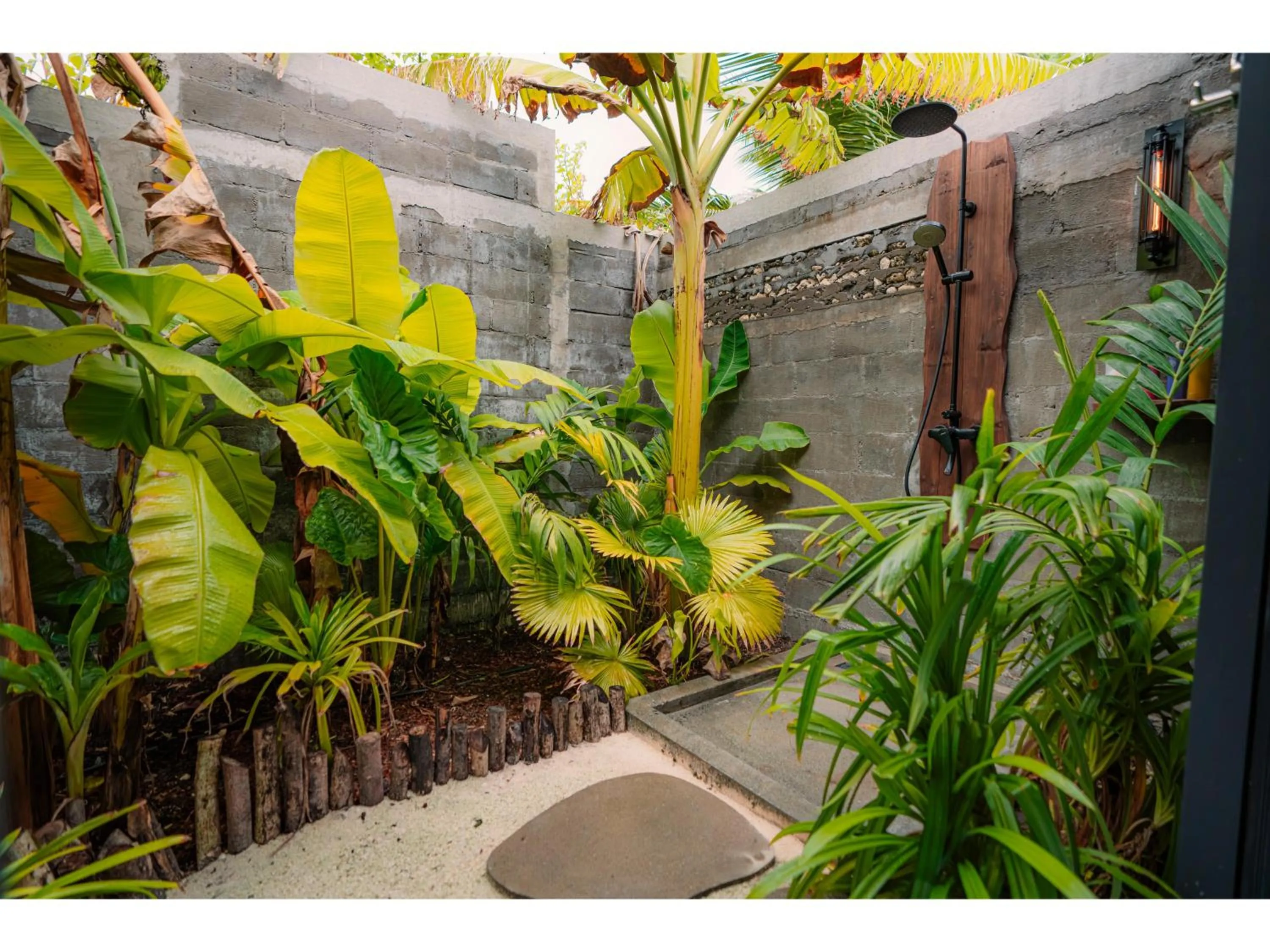 Shower in Oaga Art Resort Maldives - Greatest All Inclusive Plan with Free Speedboat Round-trip