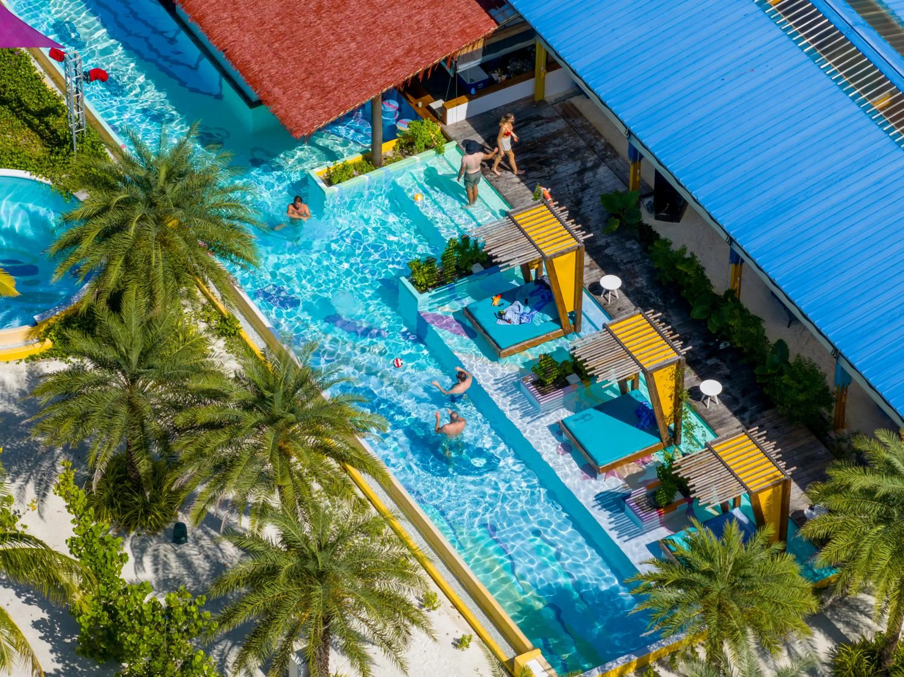 Swimming pool in Oaga Art Resort Maldives - Greatest All Inclusive Plan with Free Speedboat Round-trip
