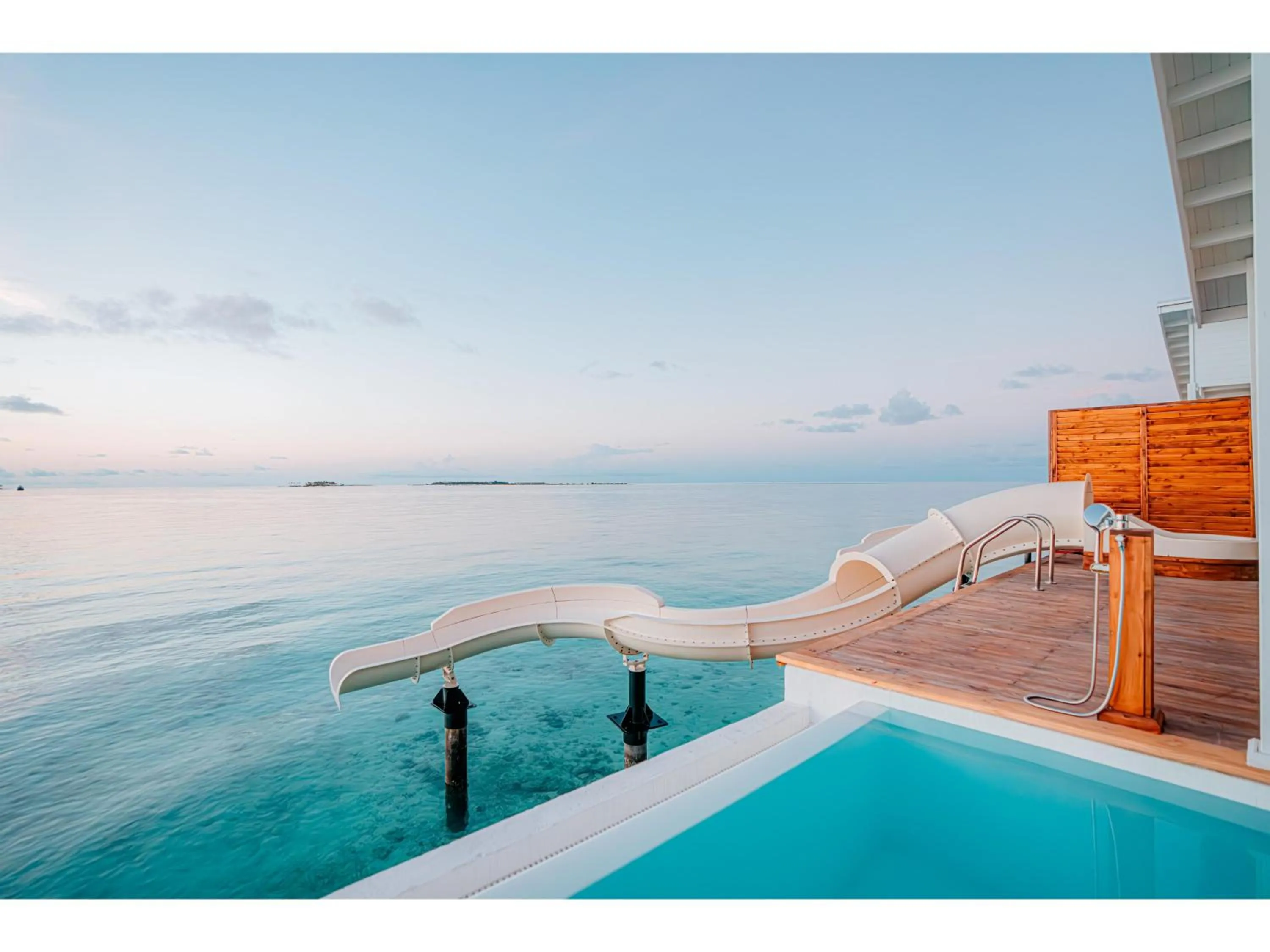 Pool view in Oaga Art Resort Maldives - Greatest All Inclusive Plan with Free Speedboat Round-trip
