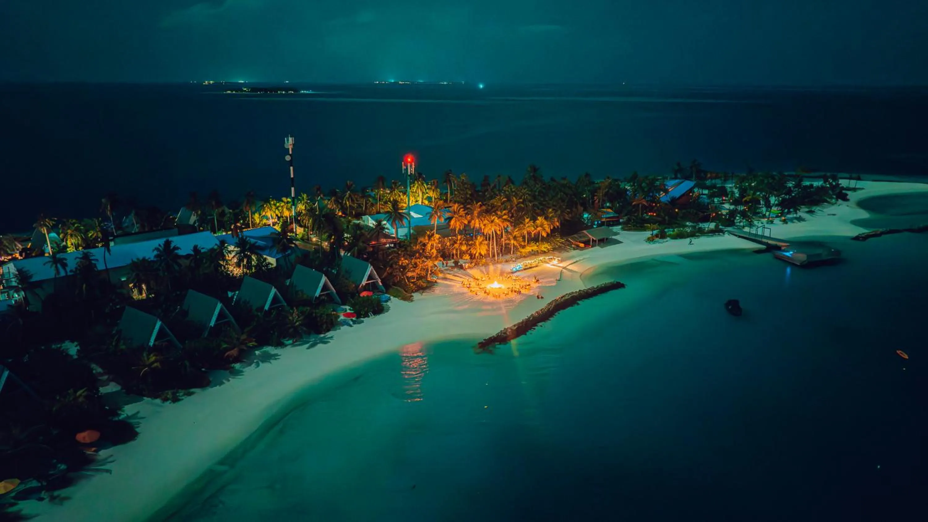 Bird's eye view in Oaga Art Resort Maldives - Greatest All Inclusive Plan with Free Speedboat Round-trip