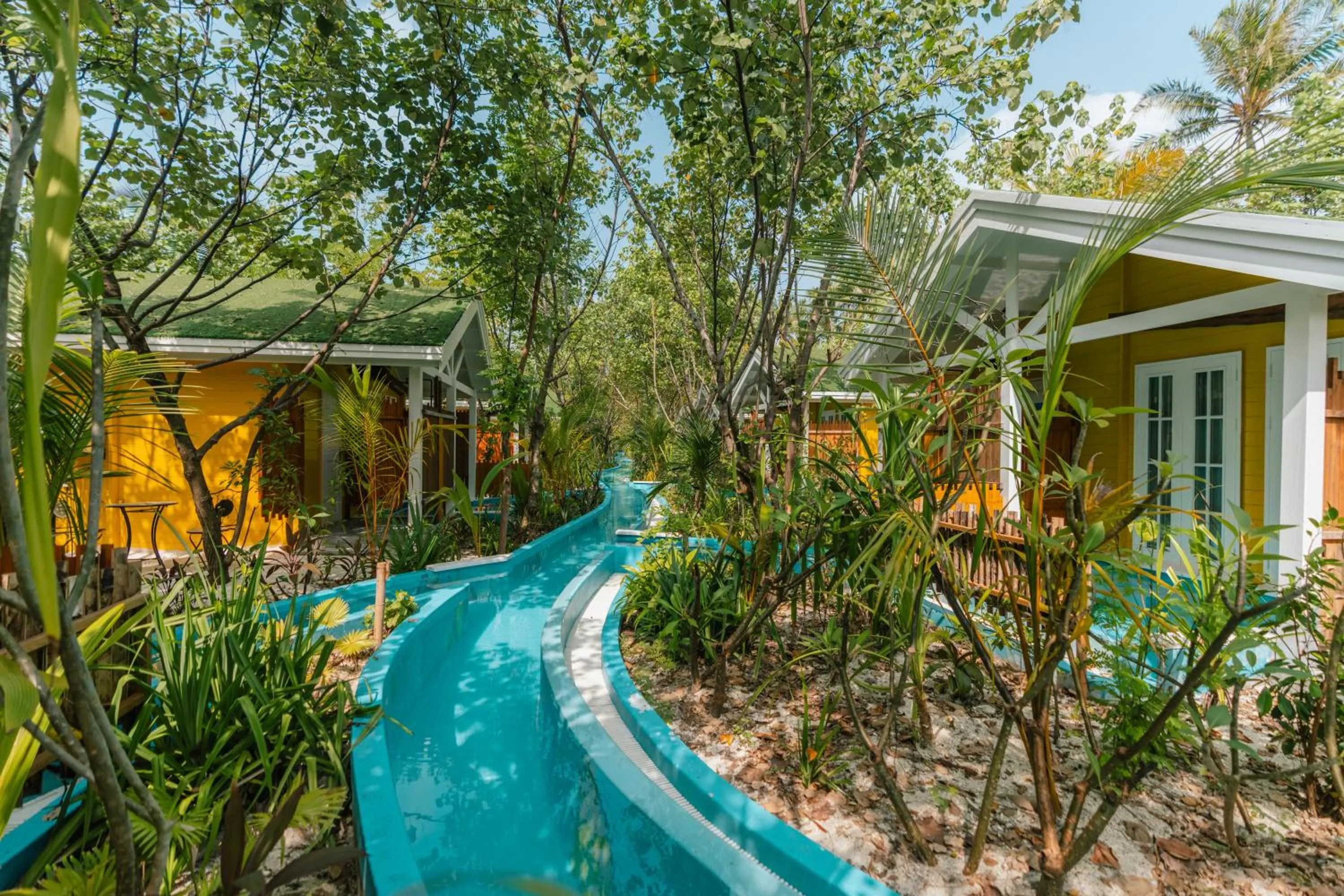 Garden view in Oaga Art Resort Maldives - Greatest All Inclusive Plan with Free Speedboat Round-trip