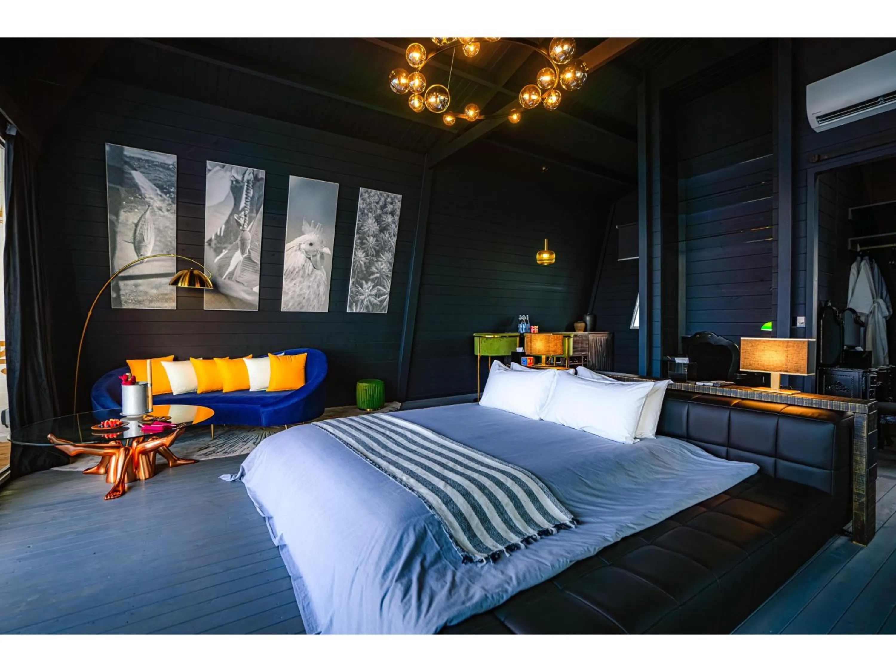 Bed in Oaga Art Resort Maldives - Greatest All Inclusive Plan with Free Speedboat Round-trip