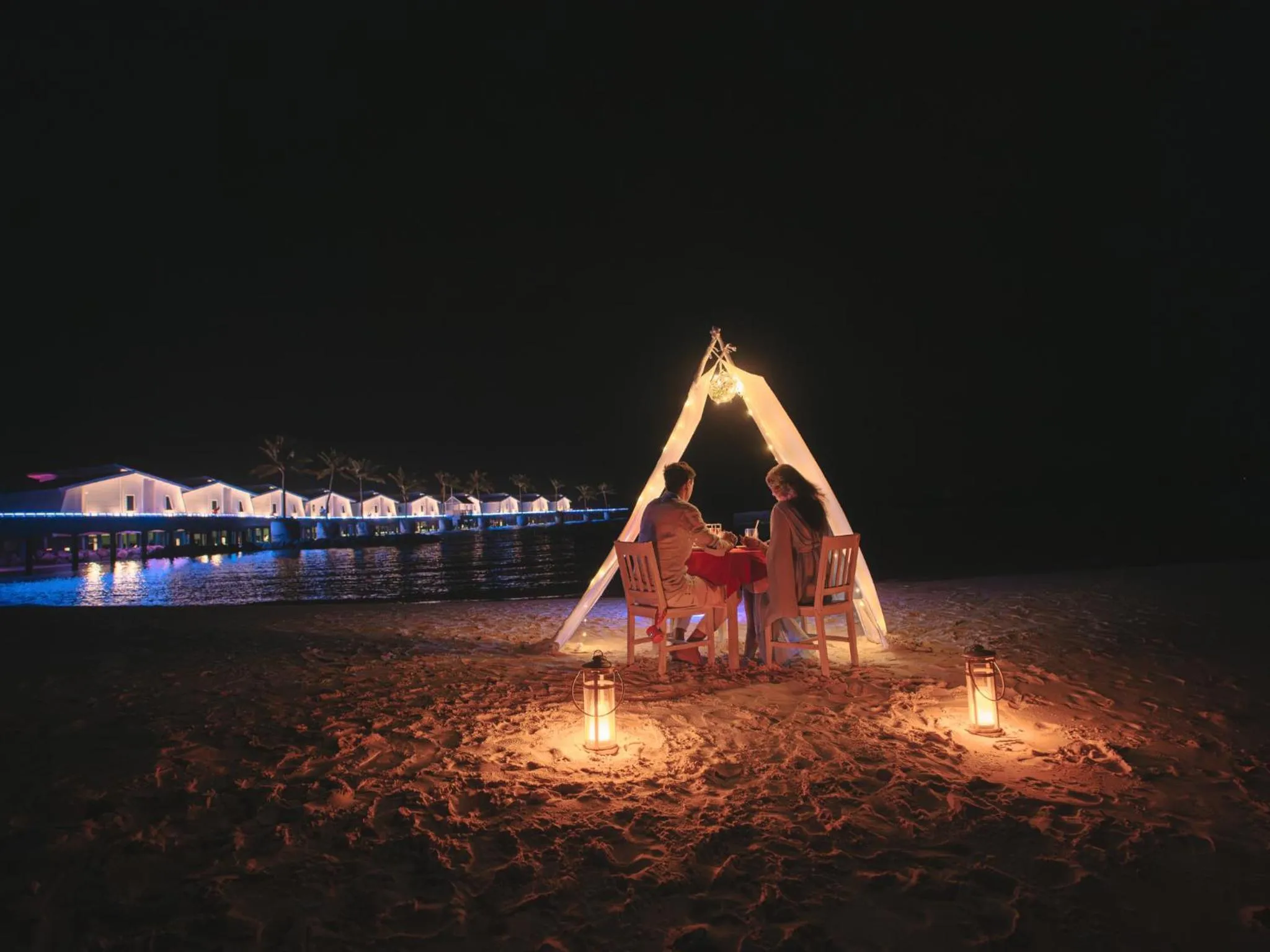 Dinner in Oaga Art Resort Maldives - Greatest All Inclusive Plan with Free Speedboat Round-trip