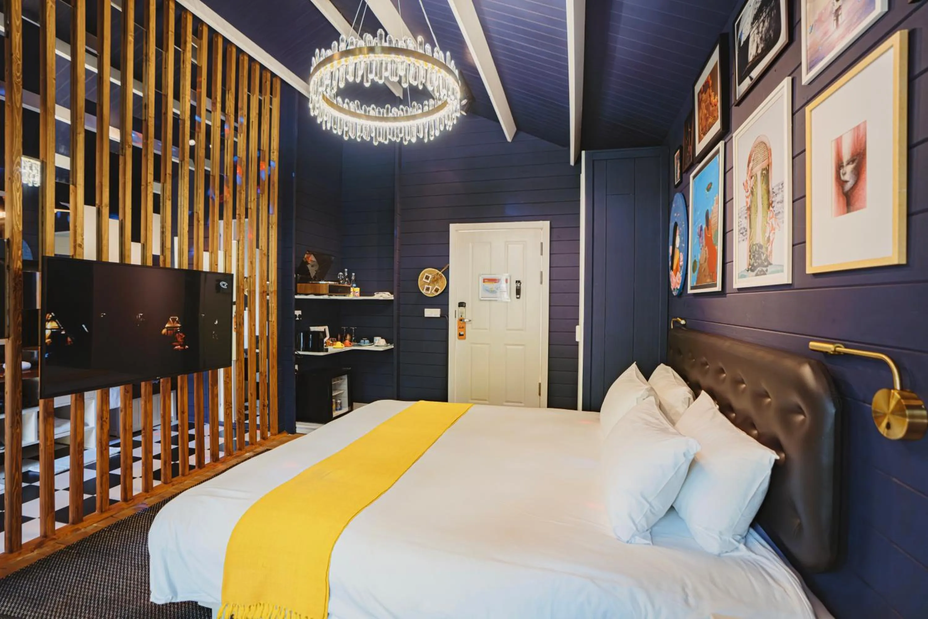 Bed in Oaga Art Resort Maldives - Greatest All Inclusive Plan with Free Speedboat Round-trip