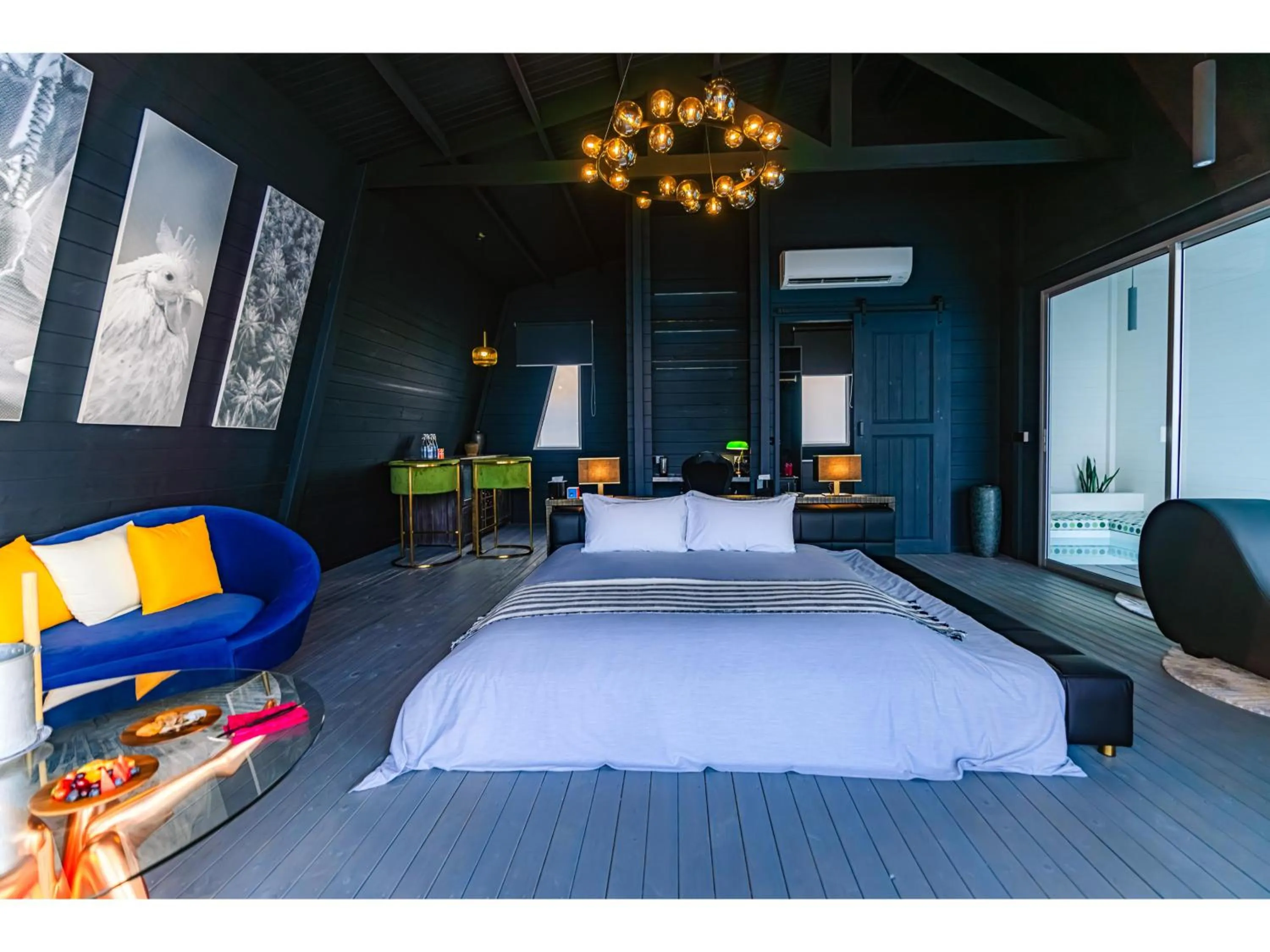 Bed in Oaga Art Resort Maldives - Greatest All Inclusive Plan with Free Speedboat Round-trip