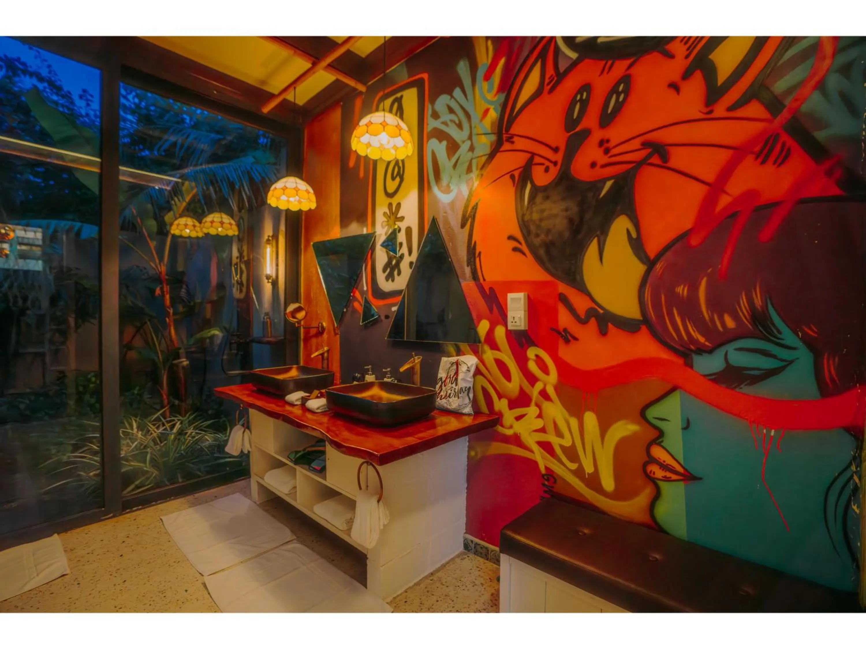 Bathroom in Oaga Art Resort Maldives - Greatest All Inclusive Plan with Free Speedboat Round-trip