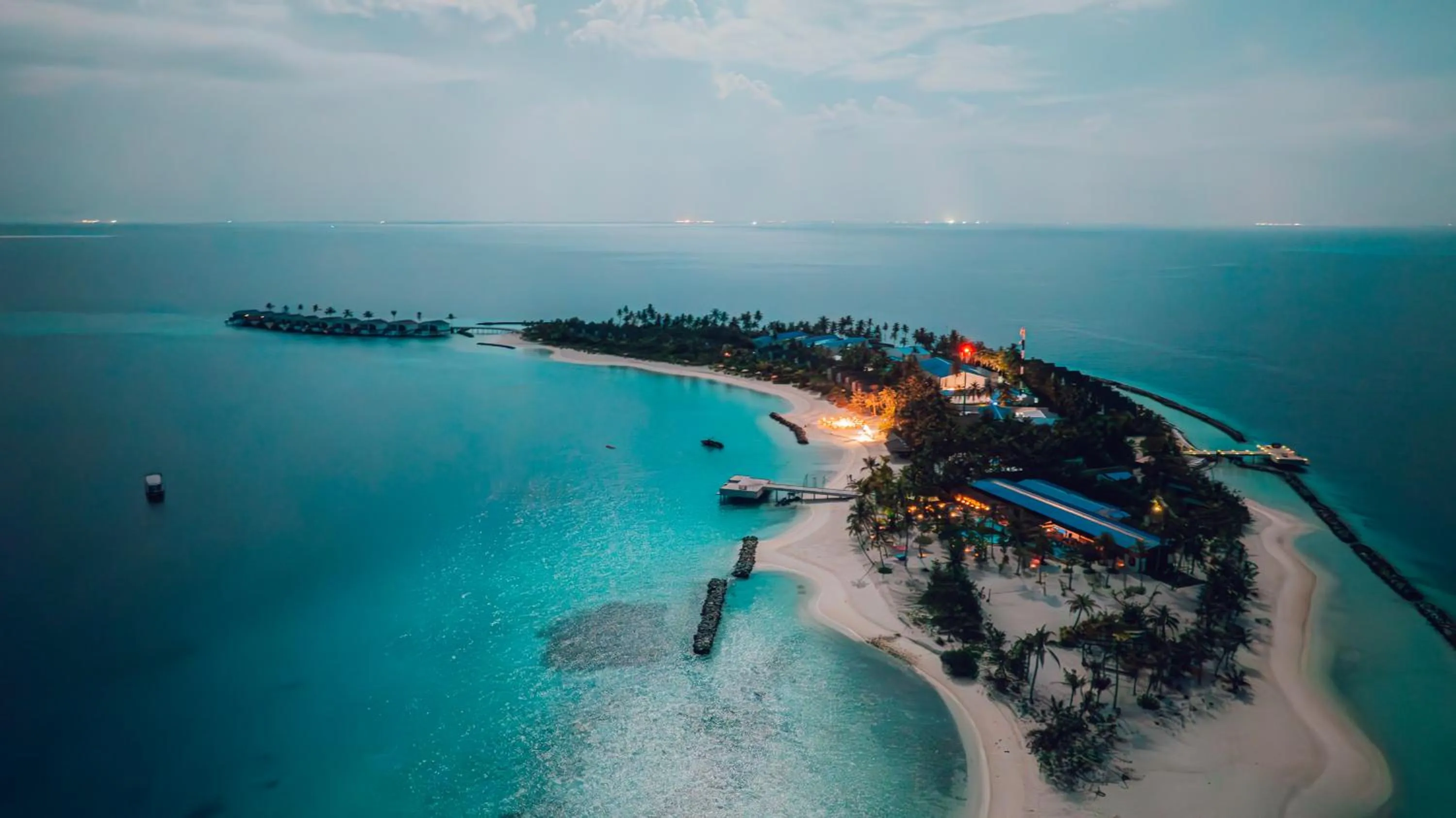 Bird's eye view in Oaga Art Resort Maldives - Greatest All Inclusive Plan with Free Speedboat Round-trip