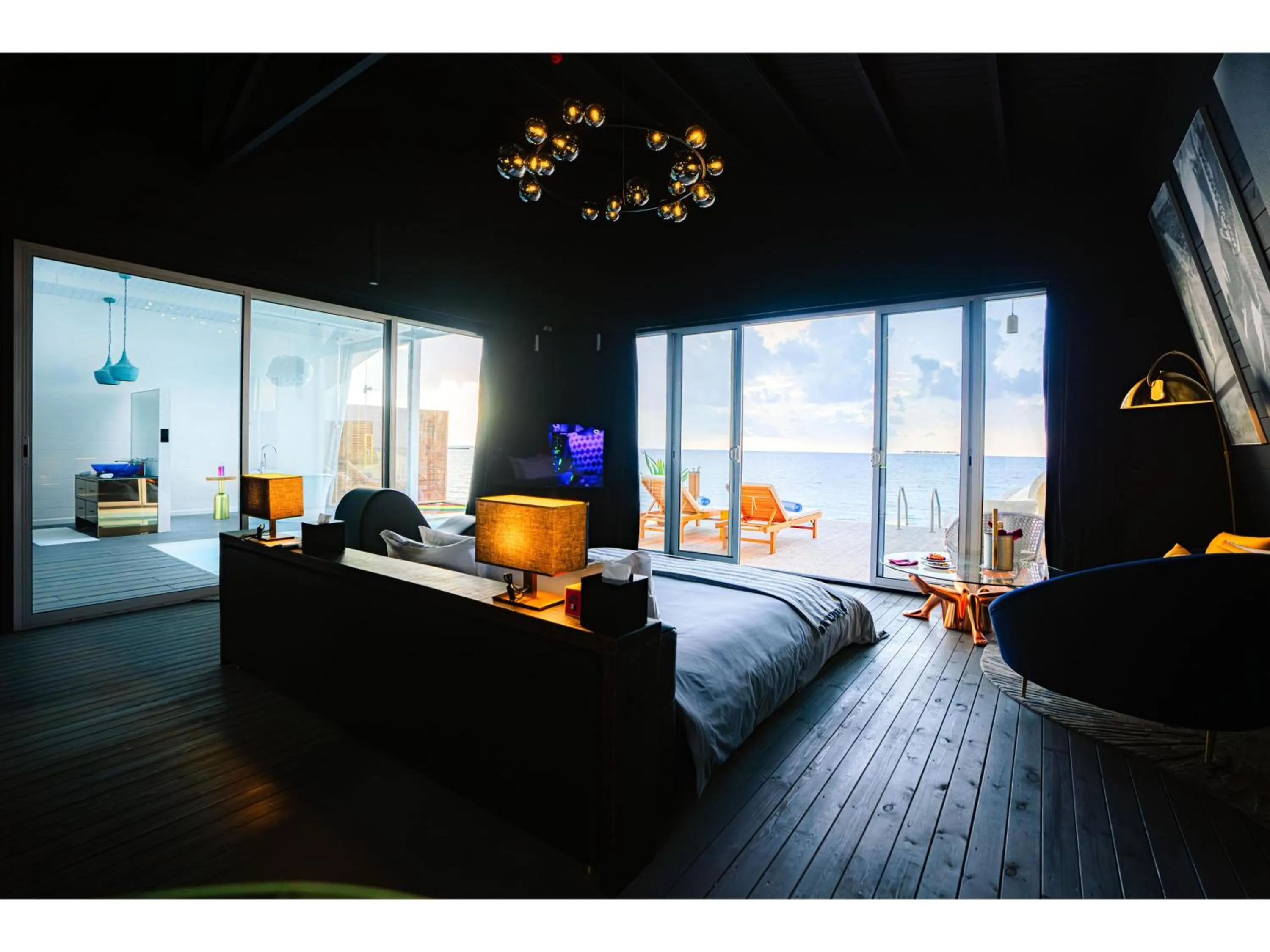 Bedroom, Bed in Oaga Art Resort Maldives - Greatest All Inclusive Plan with Free Speedboat Round-trip