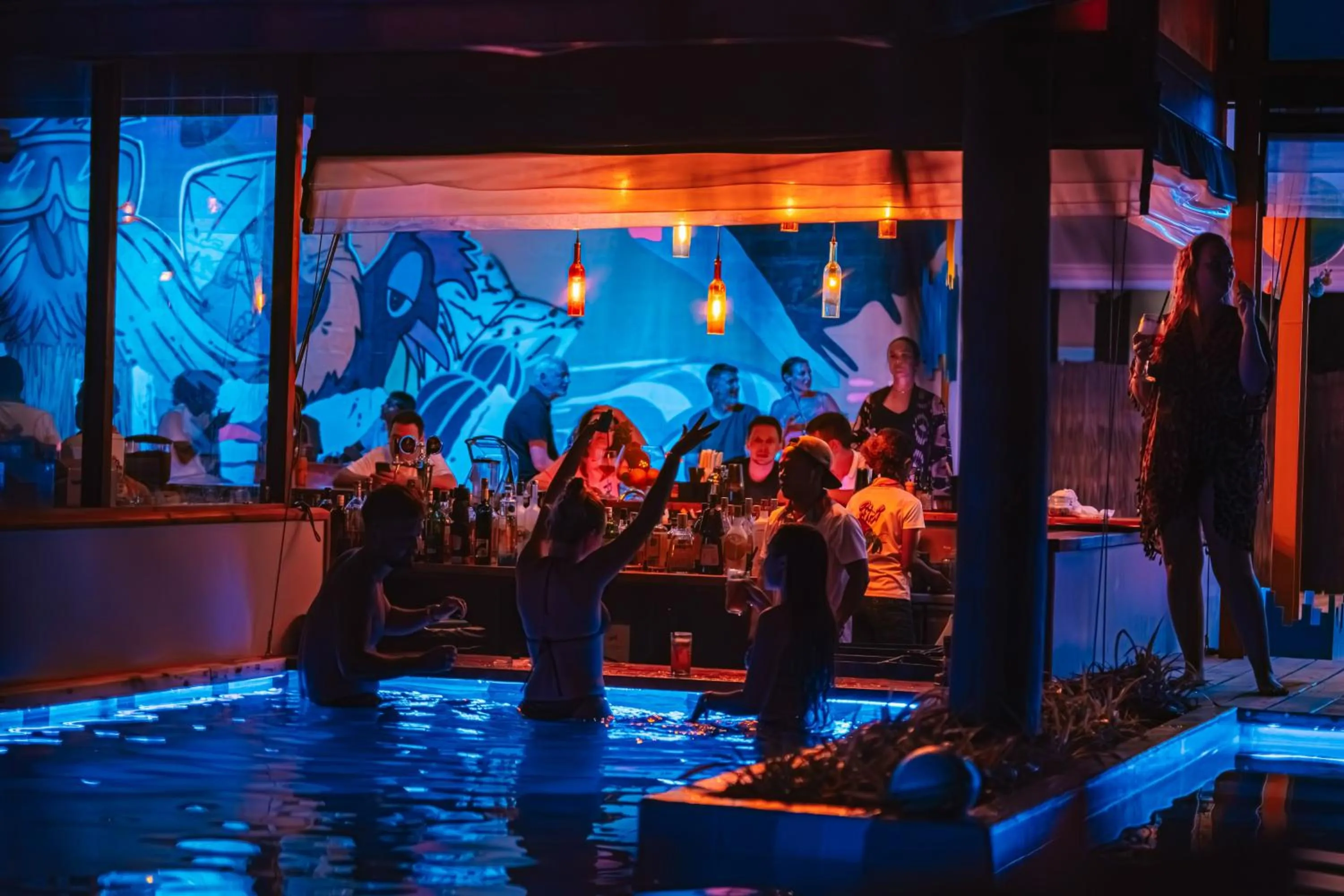 Lounge or bar in Oaga Art Resort Maldives - Greatest All Inclusive Plan with Free Speedboat Round-trip