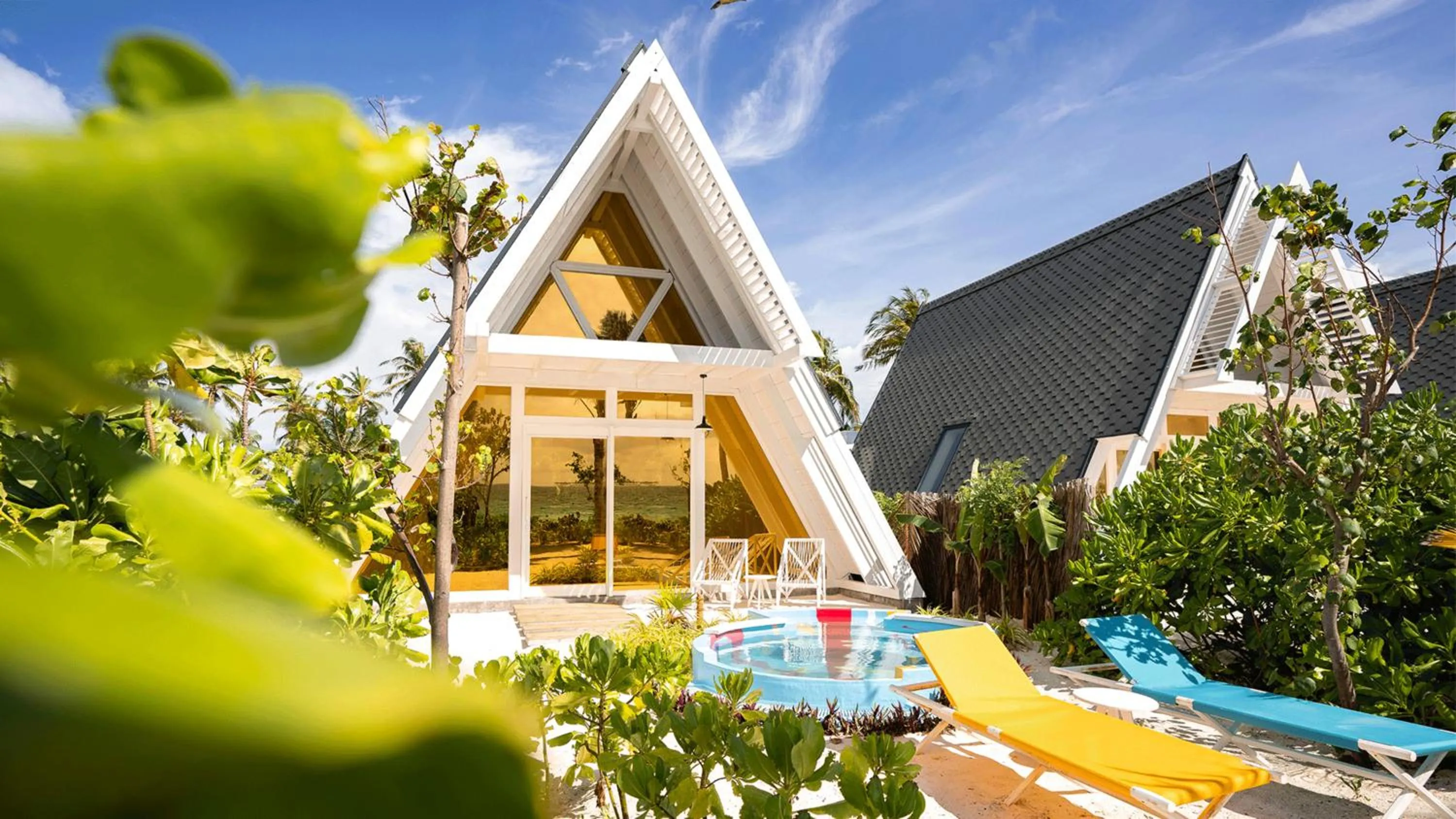 Garden view in Oaga Art Resort Maldives - Greatest All Inclusive Plan with Free Speedboat Round-trip