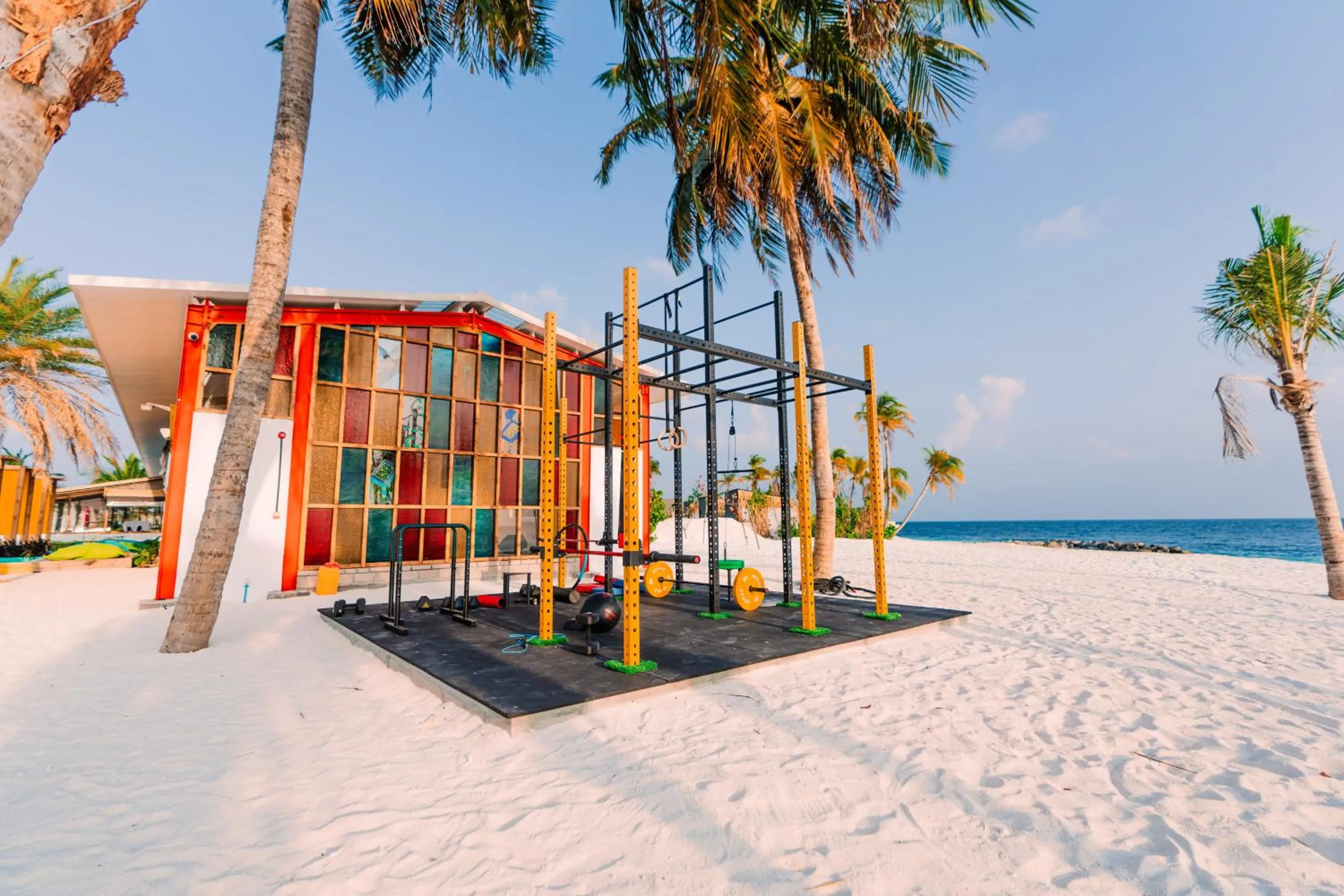 Fitness centre/facilities in Oaga Art Resort Maldives - Greatest All Inclusive Plan with Free Speedboat Round-trip