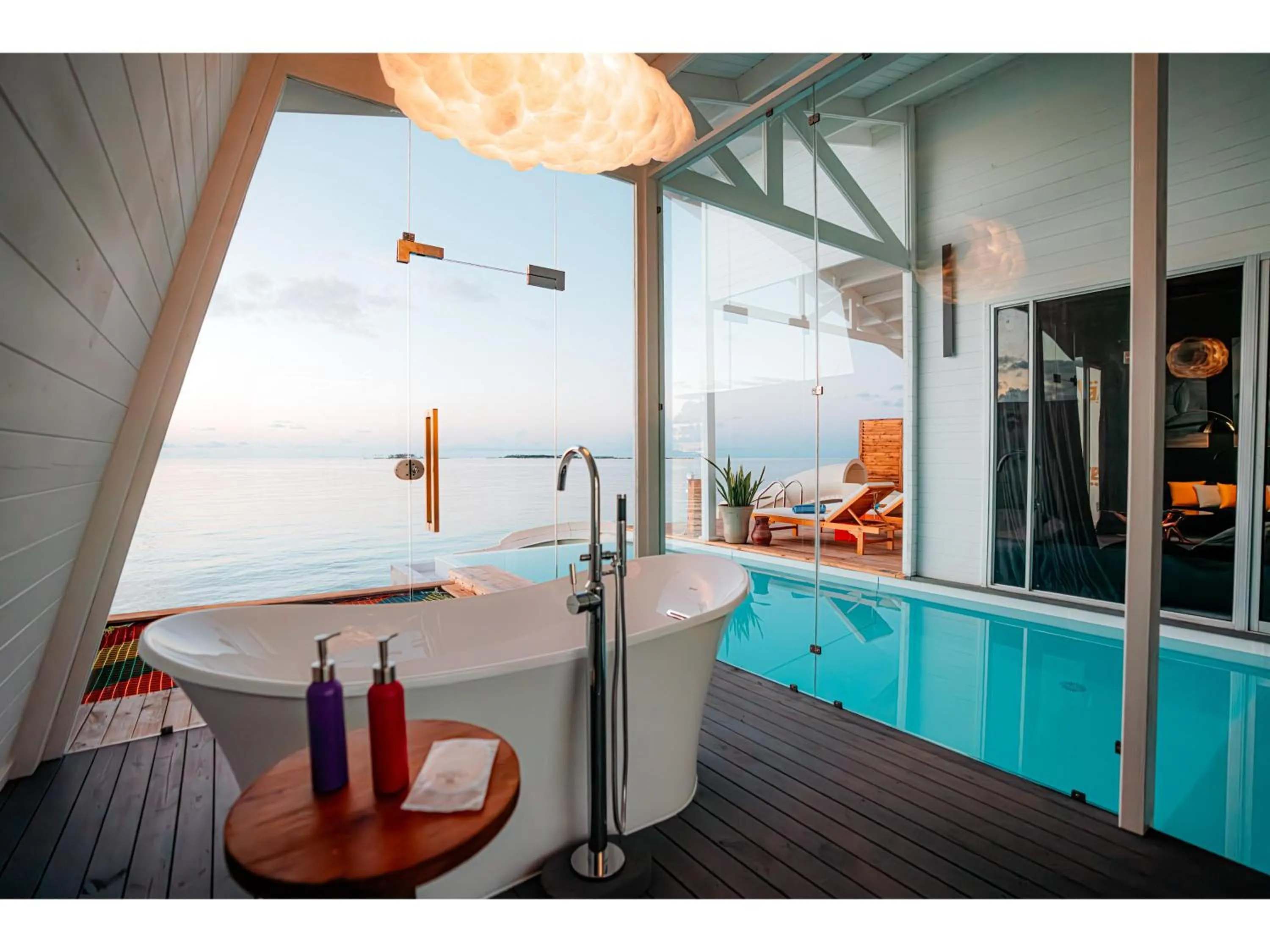 Bathroom in Oaga Art Resort Maldives - Greatest All Inclusive Plan with Free Speedboat Round-trip