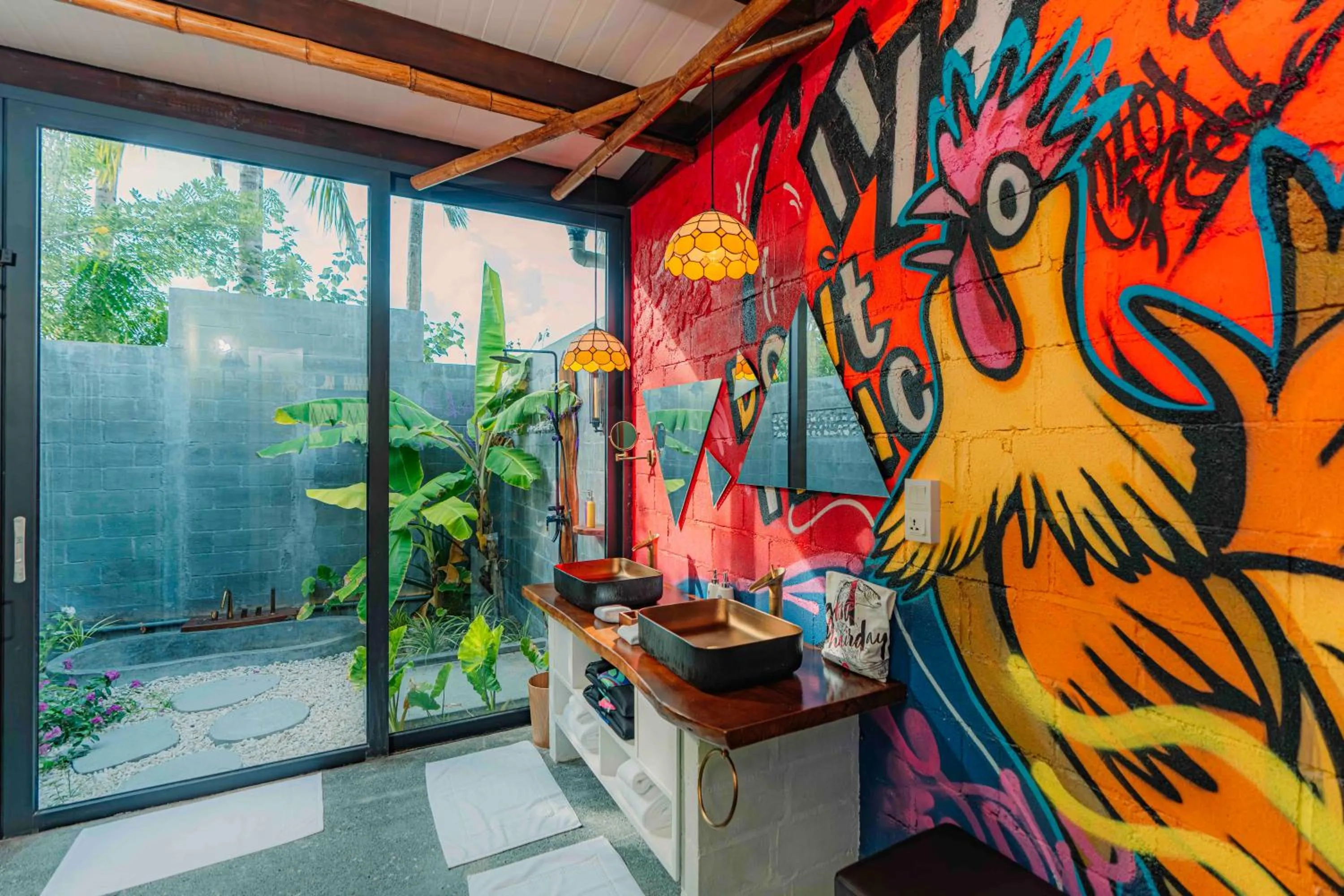 Bathroom in Oaga Art Resort Maldives - Greatest All Inclusive Plan with Free Speedboat Round-trip