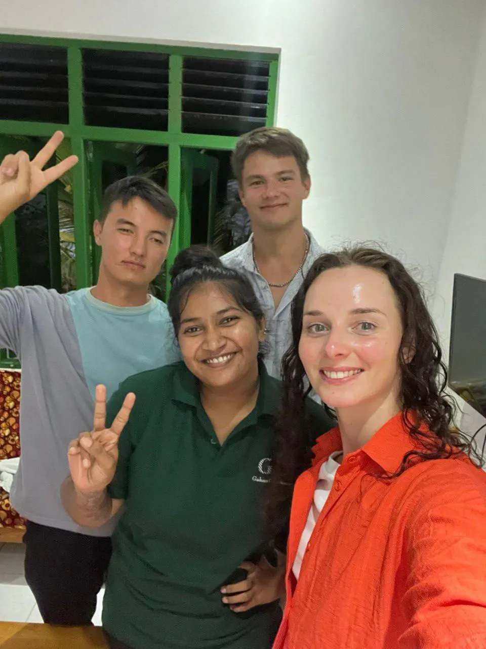 group of guests in Gaskara Guesthouse