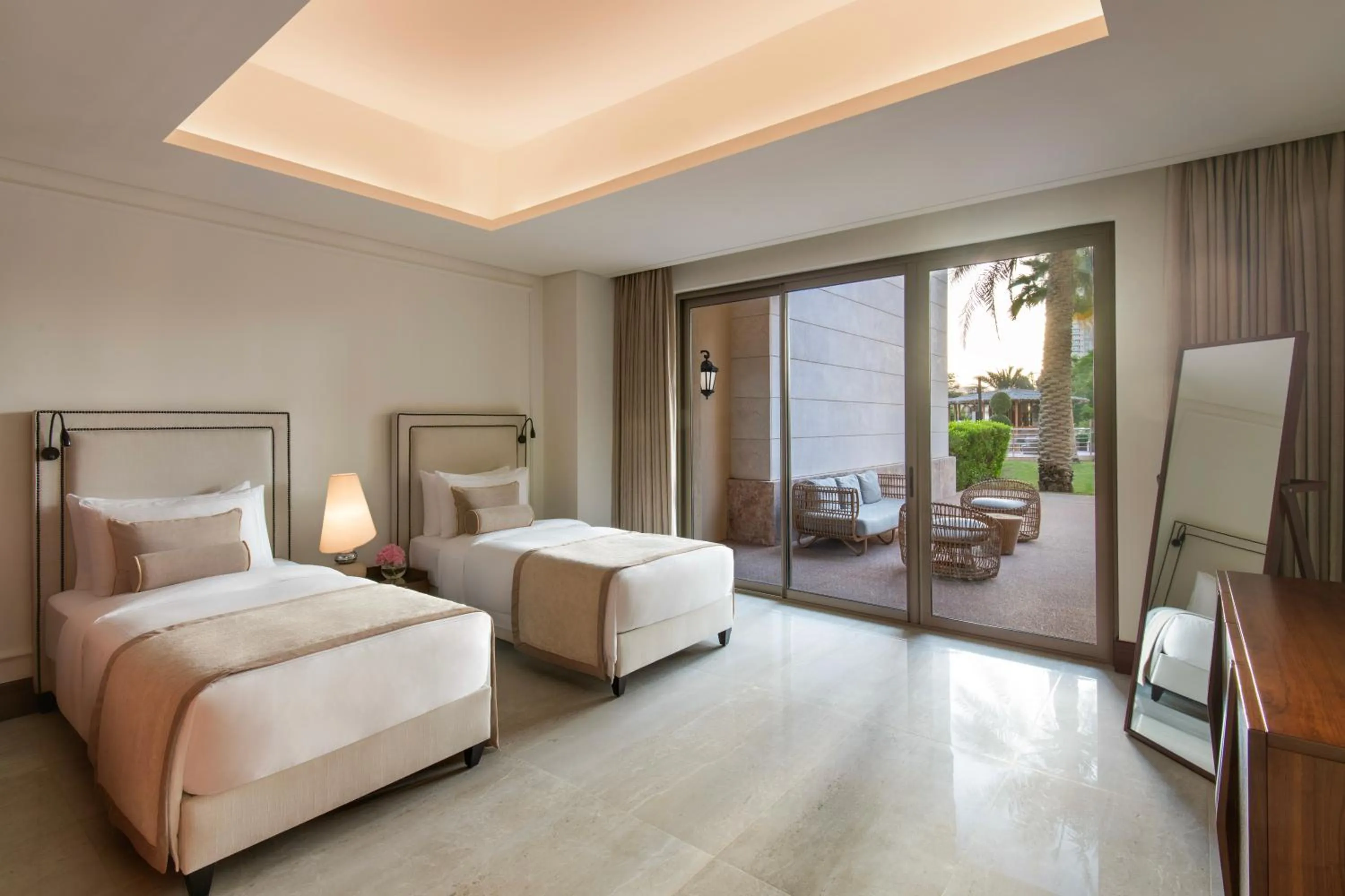 Bedroom, Bed in The St. Regis Marsa Arabia Island, The Pearl Qatar