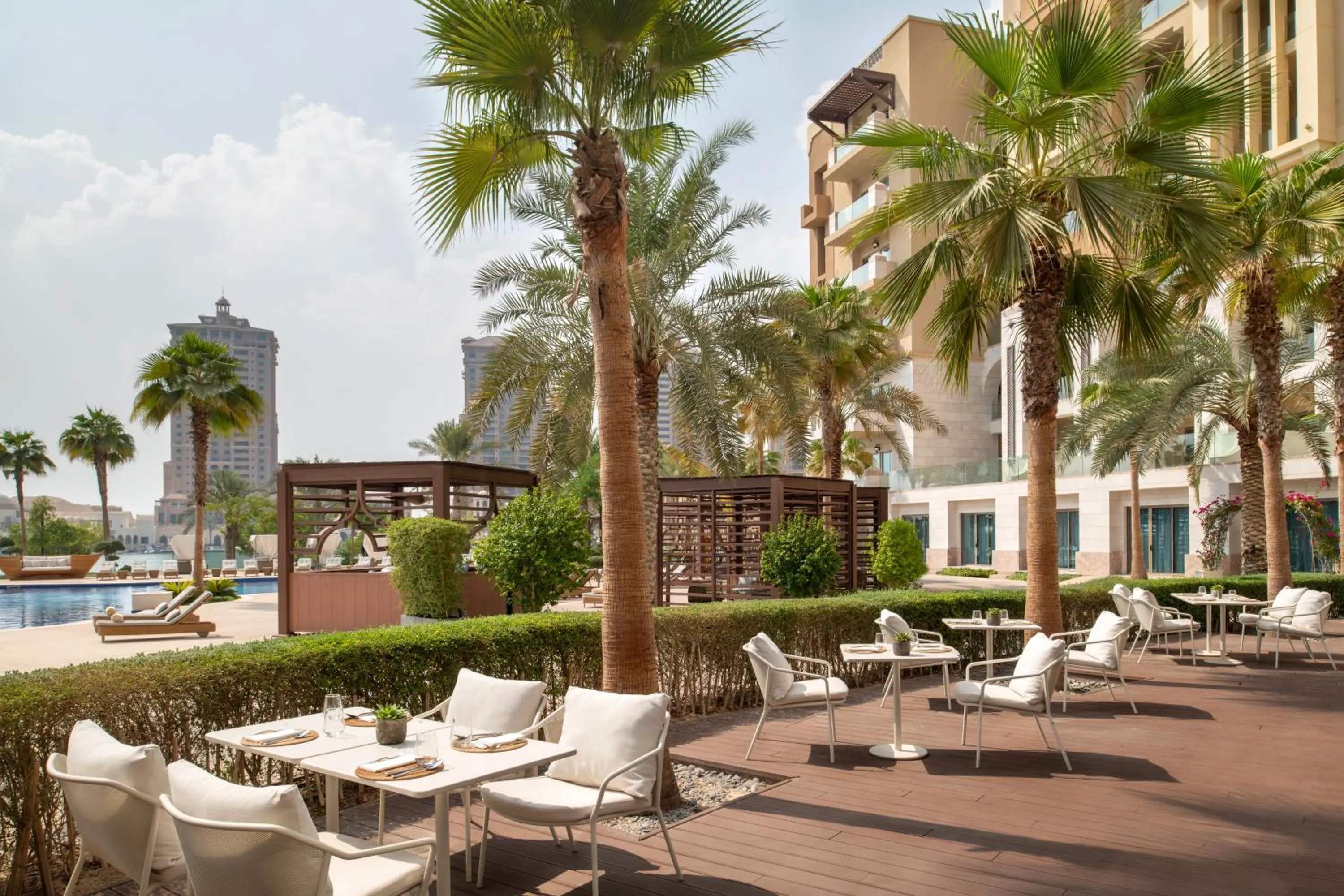 Restaurant/places to eat in The St. Regis Marsa Arabia Island, The Pearl Qatar