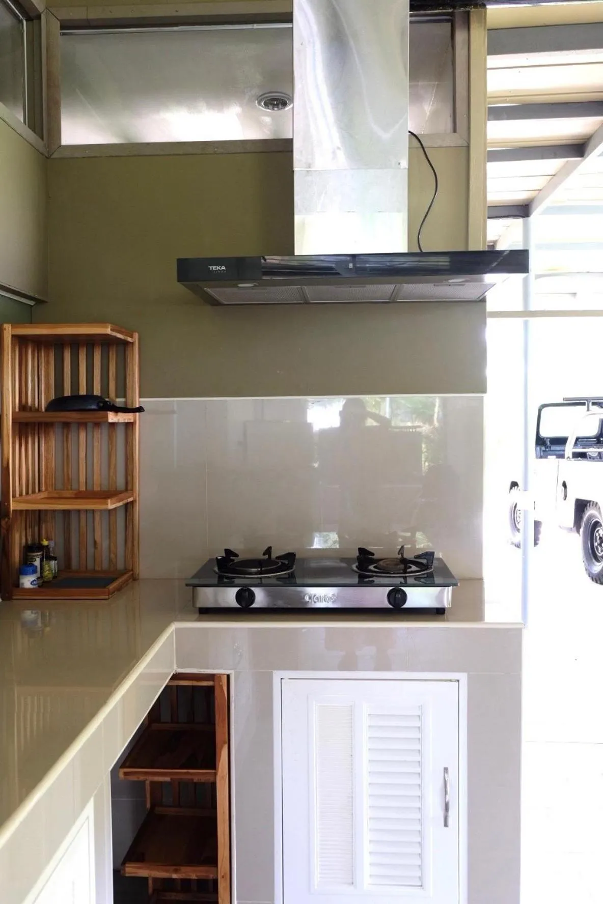 Kitchen or kitchenette in Nex Station Kanchanaburi