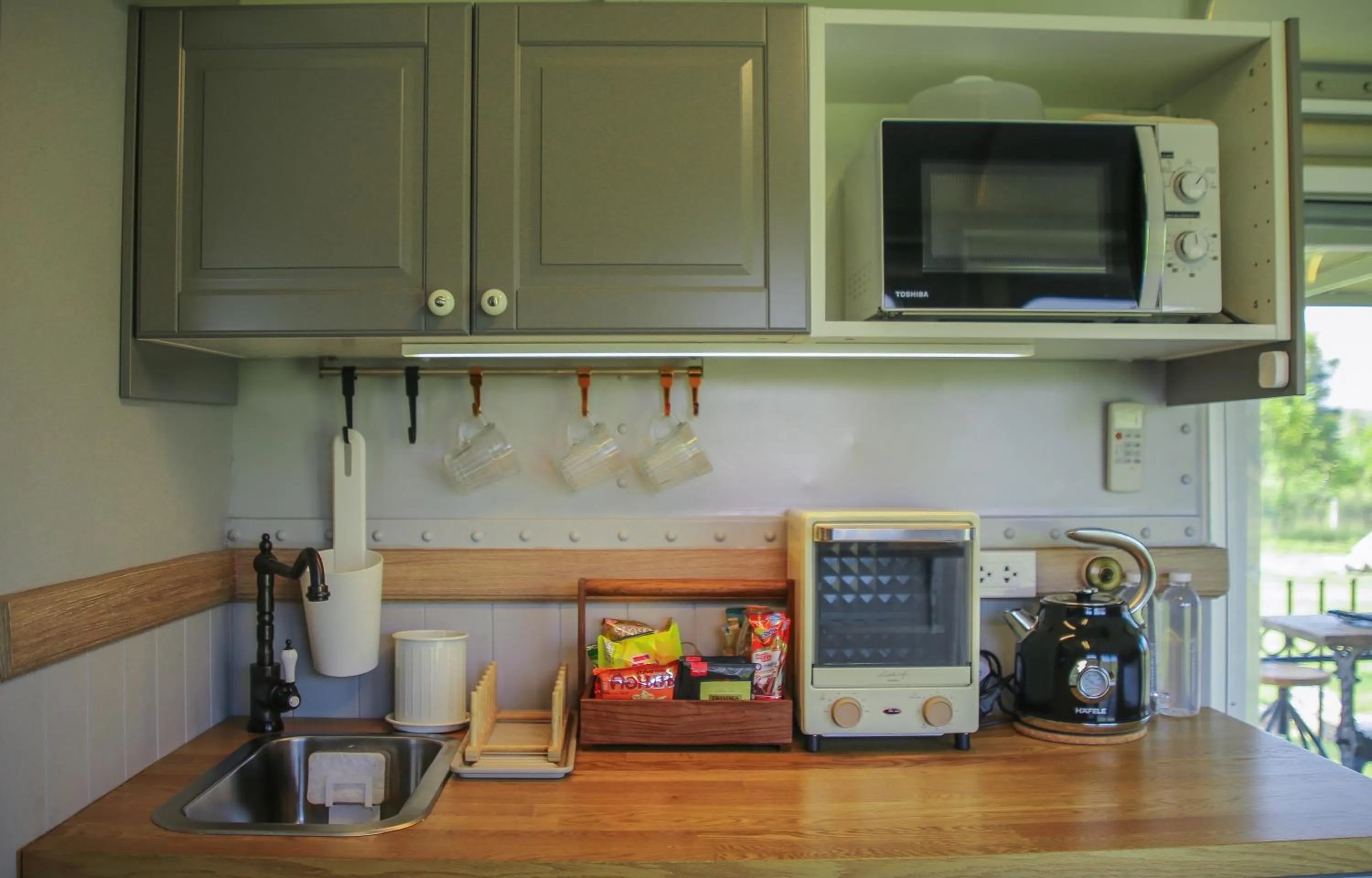 Kitchen or kitchenette in Nex Station Kanchanaburi