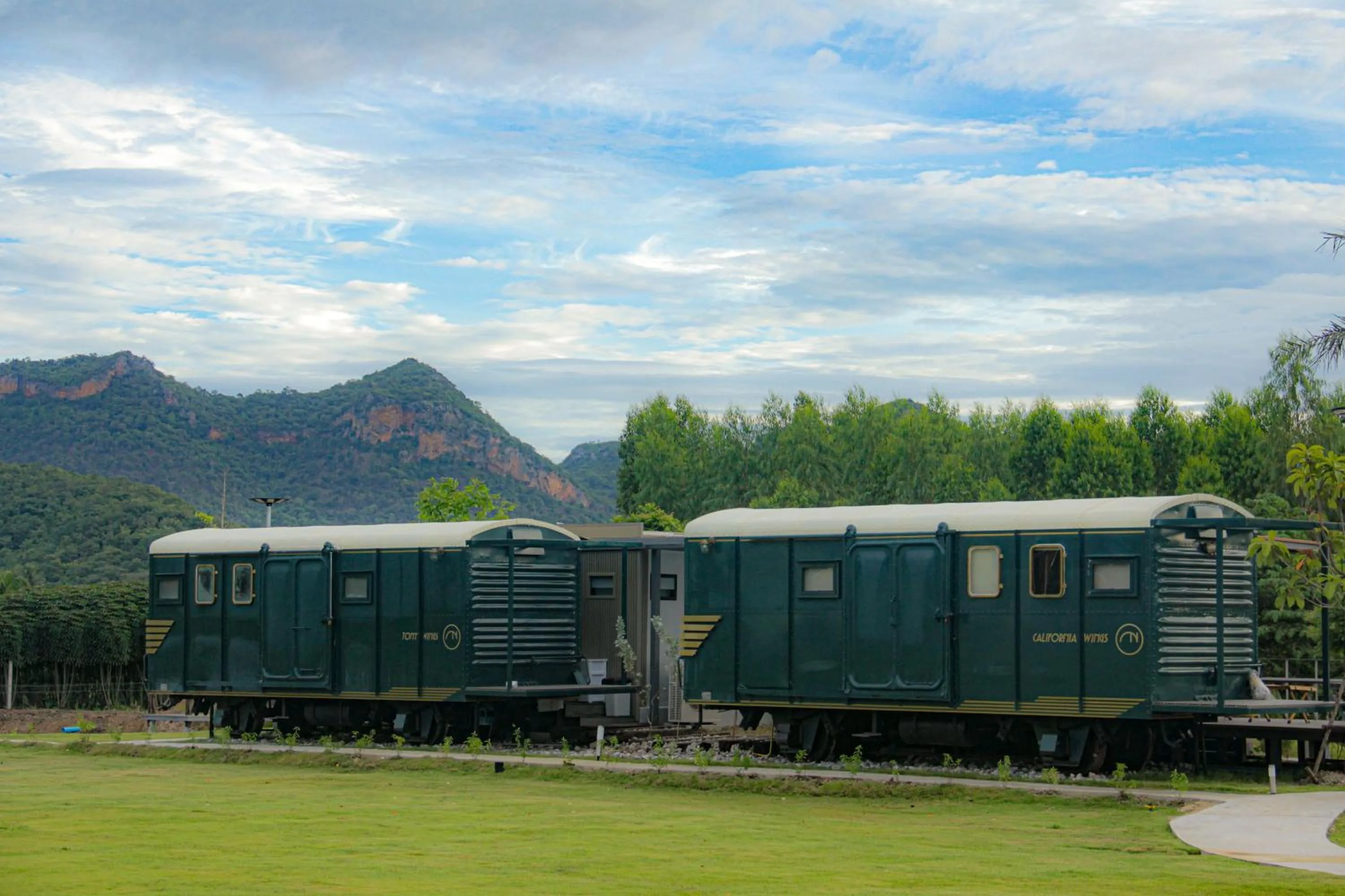 Natural landscape in Nex Station Kanchanaburi