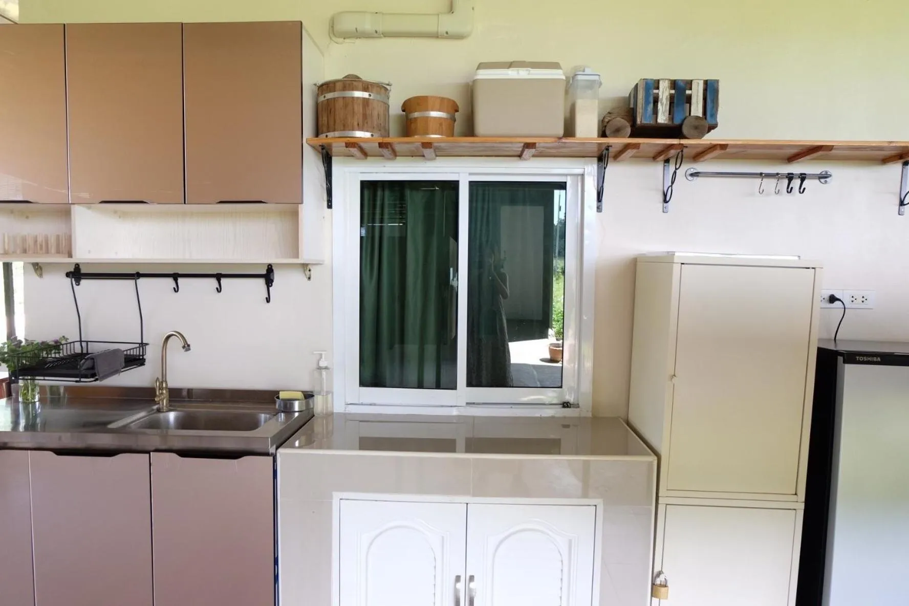 Kitchen or kitchenette in Nex Station Kanchanaburi