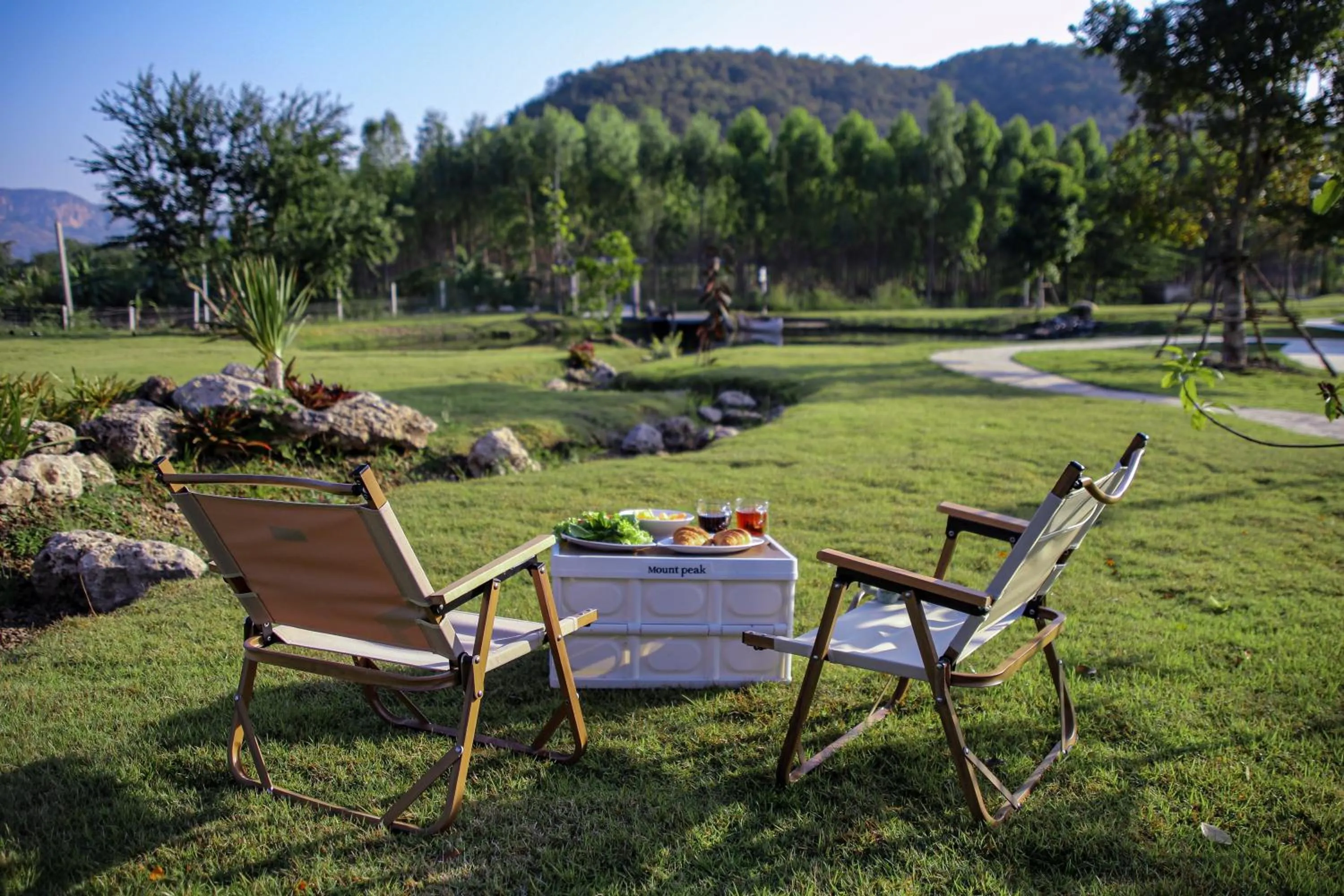 Natural landscape in Nex Station Kanchanaburi