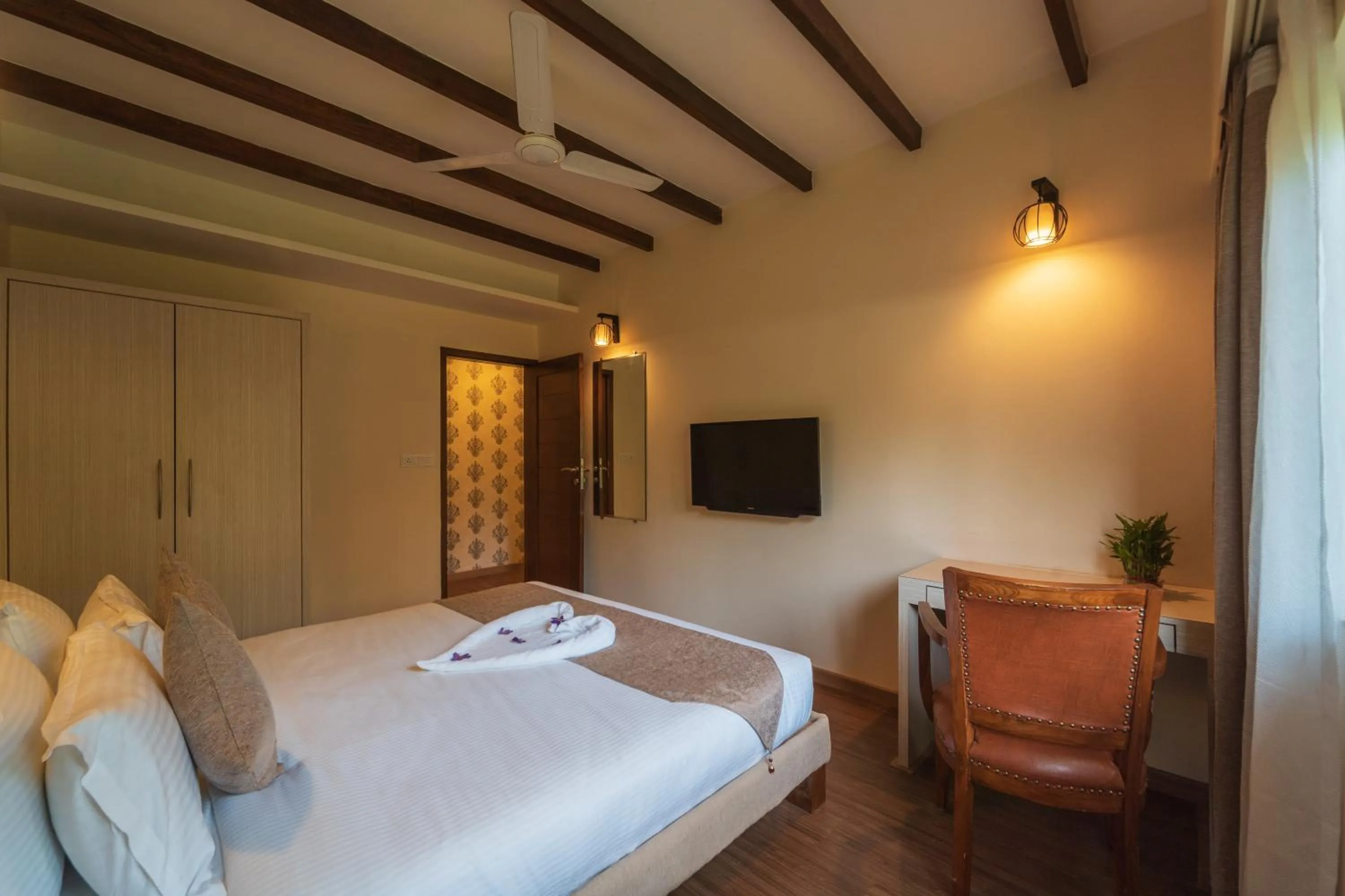 Bedroom, Bed in Evoke Premium Candolim, North Goa