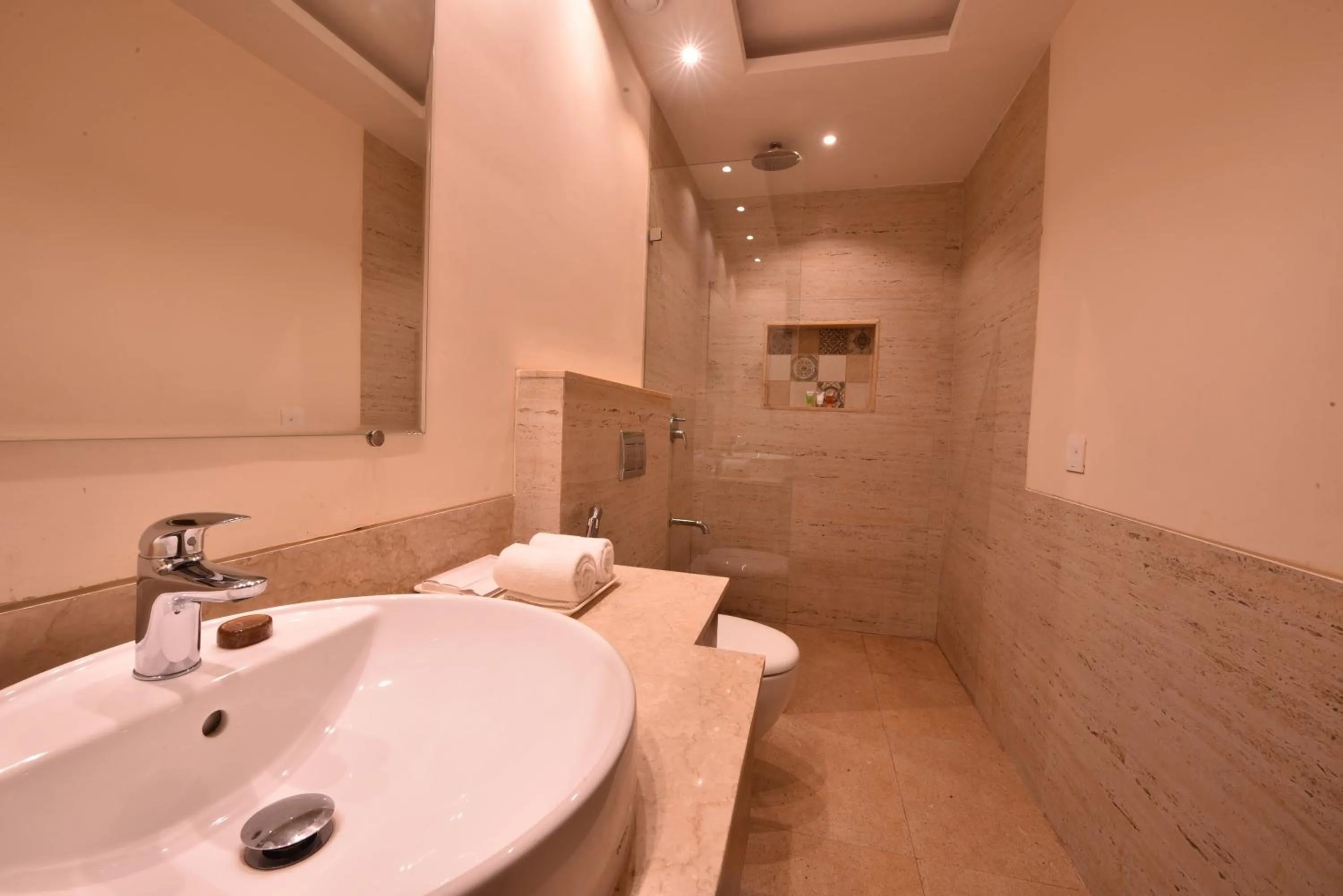 Bathroom in Evoke Premium Candolim, North Goa