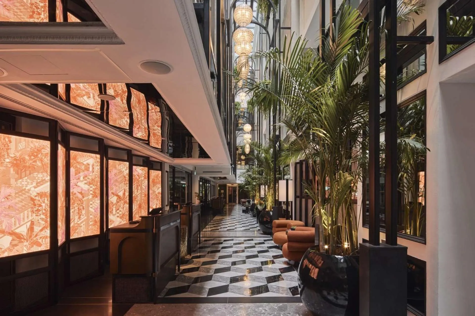 Lobby or reception in Hotel Telegraph