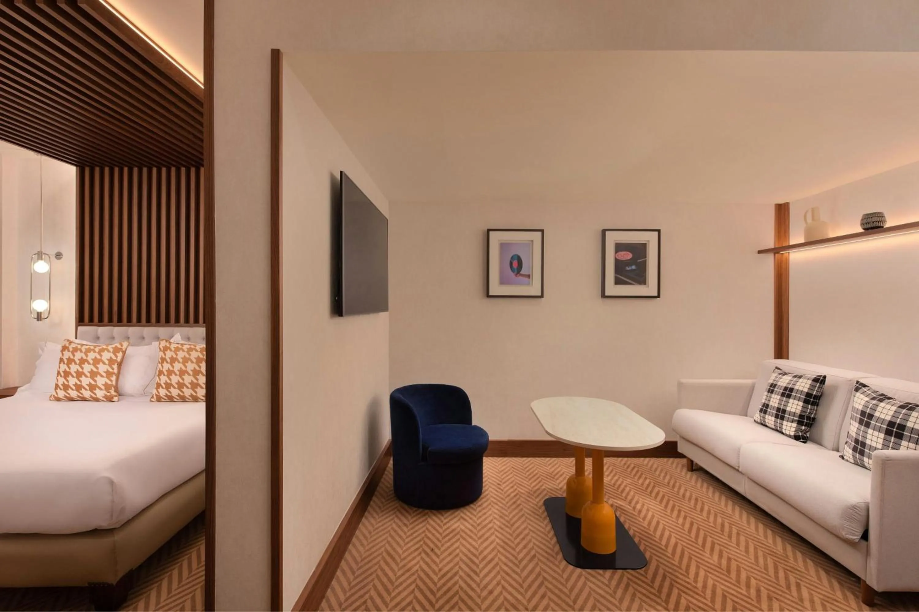 Photo of the whole room, Bed in Hotel Ercilla de Bilbao, Autograph Collection