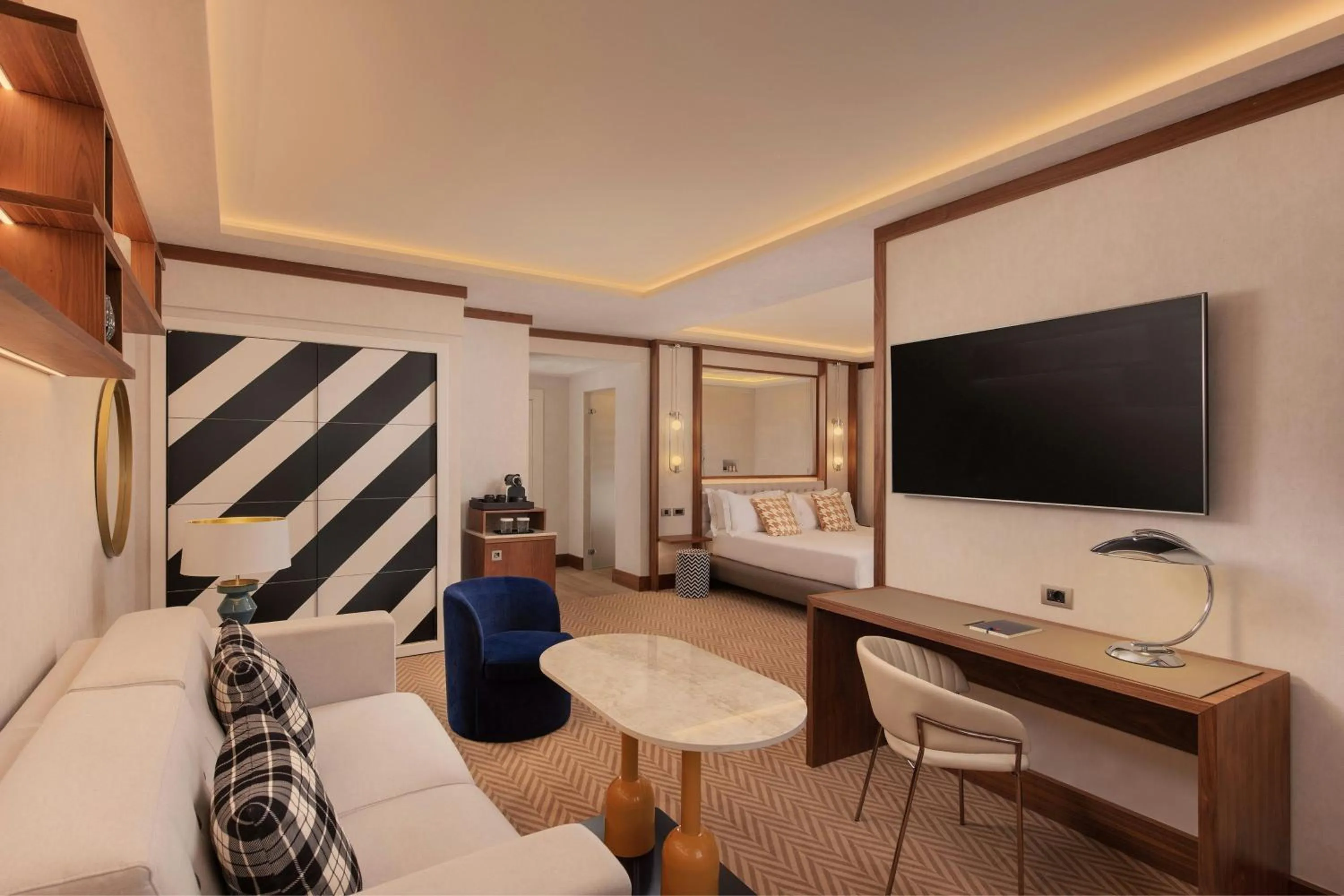 Photo of the whole room, Bed in Hotel Ercilla de Bilbao, Autograph Collection