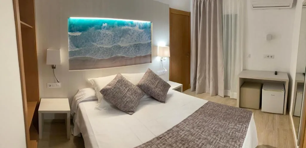 Bed in Hotel Amic Colon