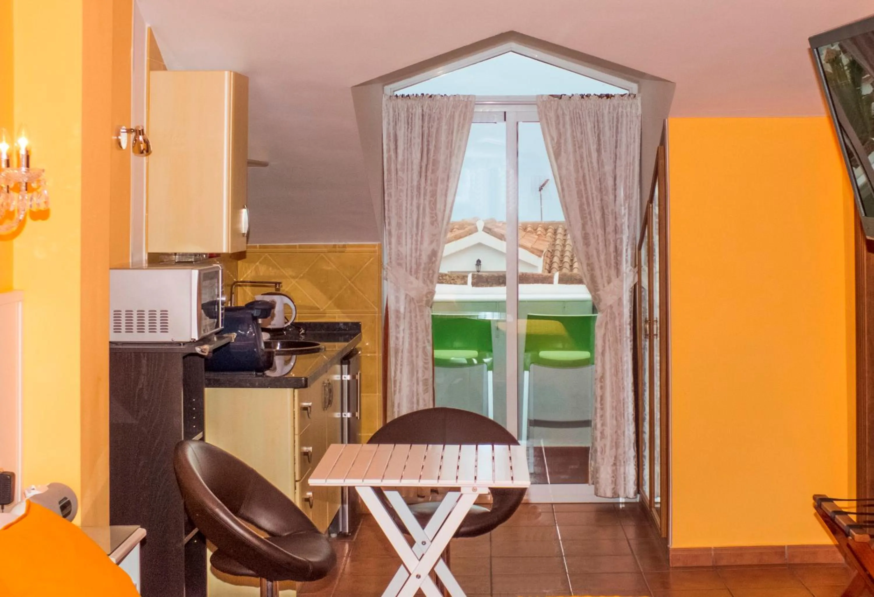 Kitchen or kitchenette in Boutique Hotel Pueblo