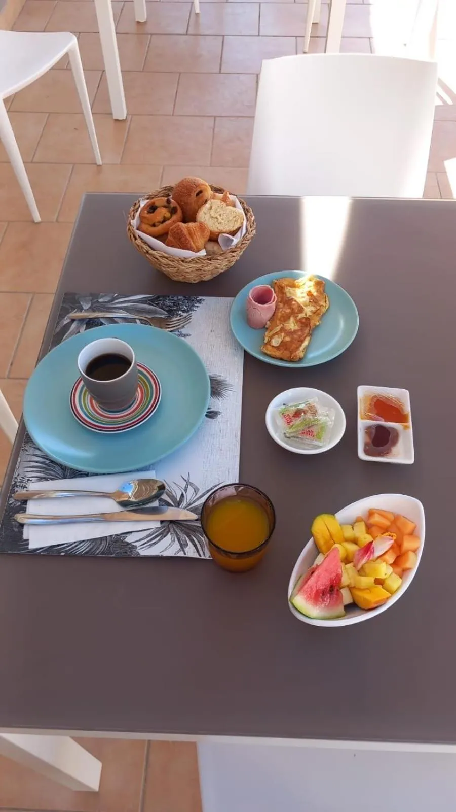 Breakfast in Le M Hotel Marie Galante