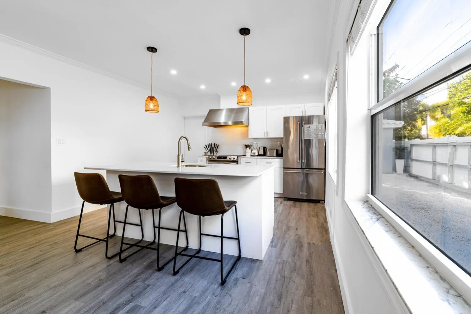 kitchen in The Blue Parrot