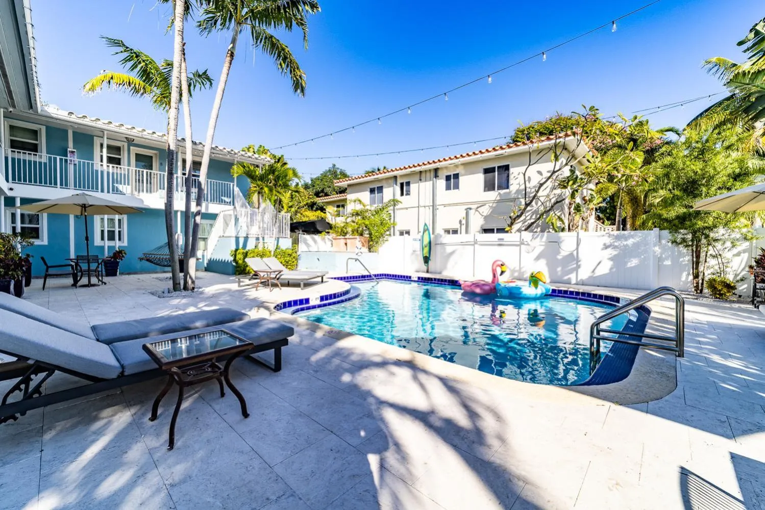 Property building in The Blue Parrot