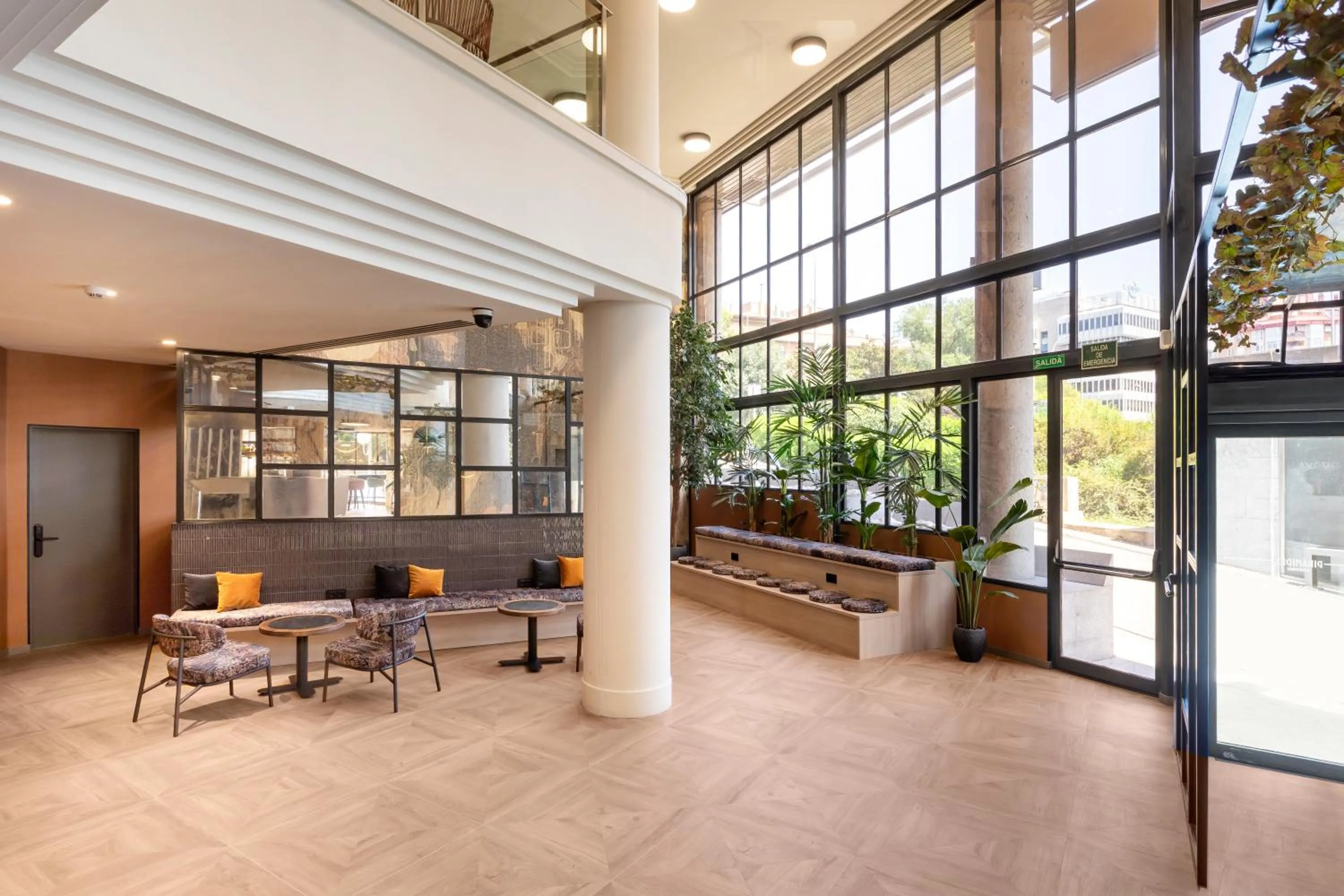 Lobby or reception in Acta Pirámides