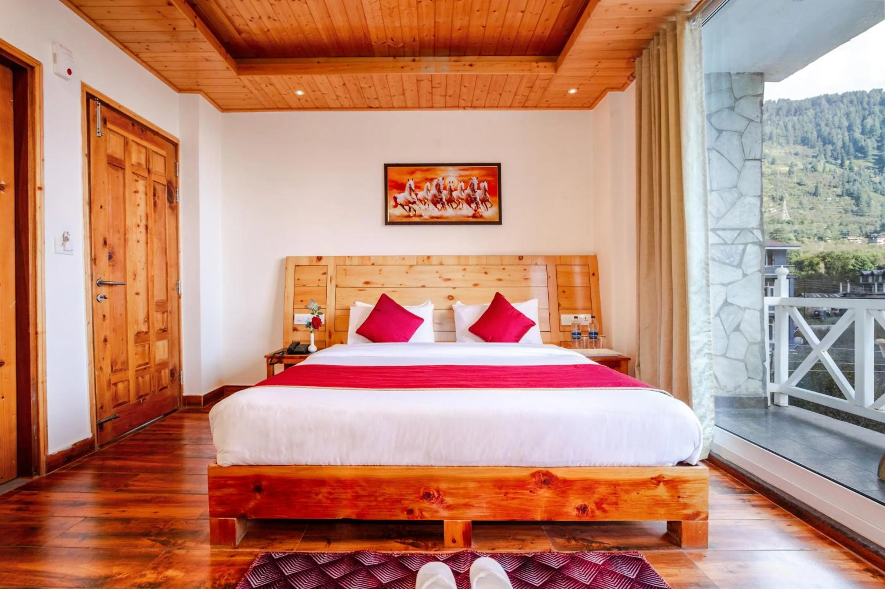 Bedroom, Bed in Tripli Hotels Stone House Cottage