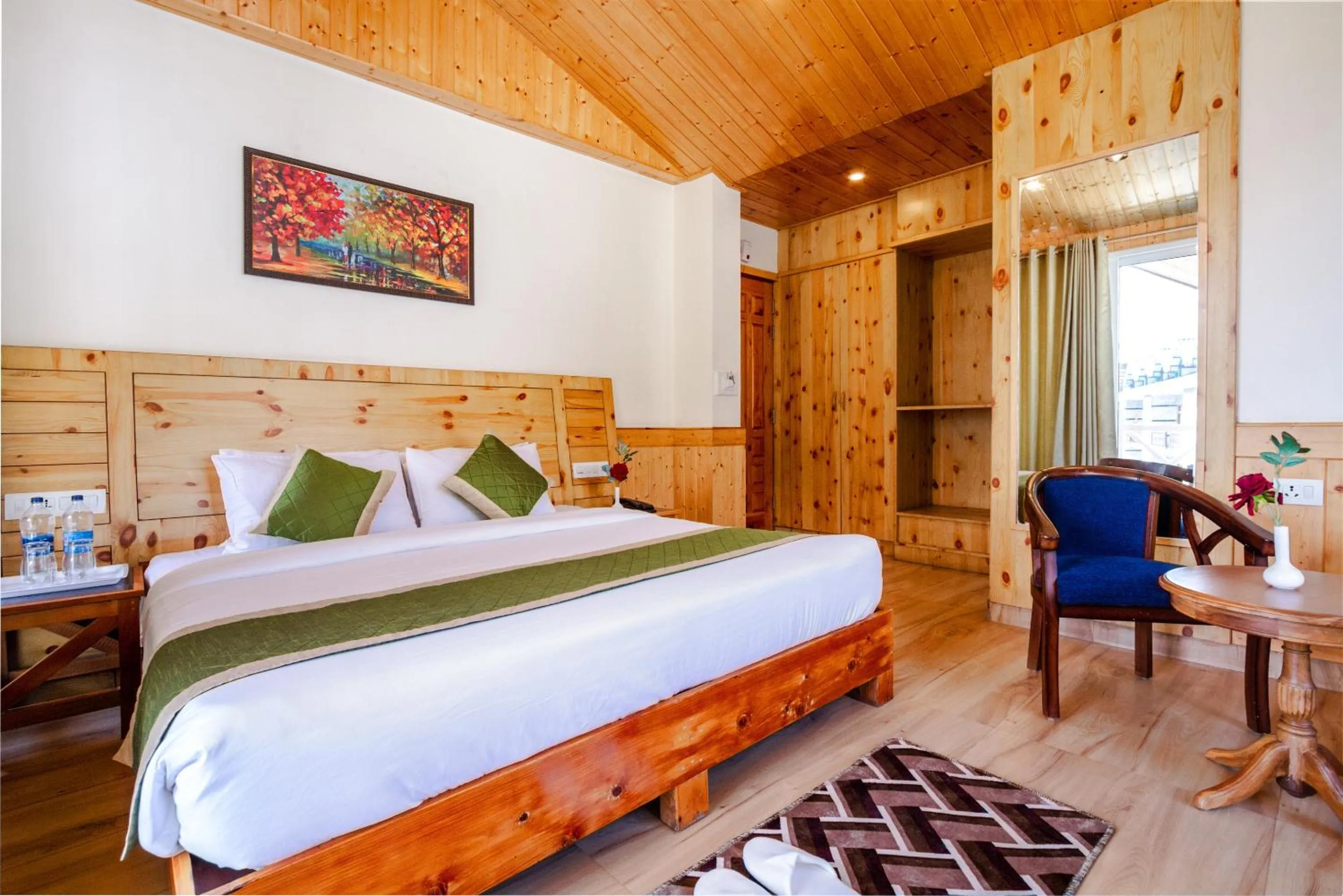 wardrobe, Bed in Tripli Hotels Stone House Cottage