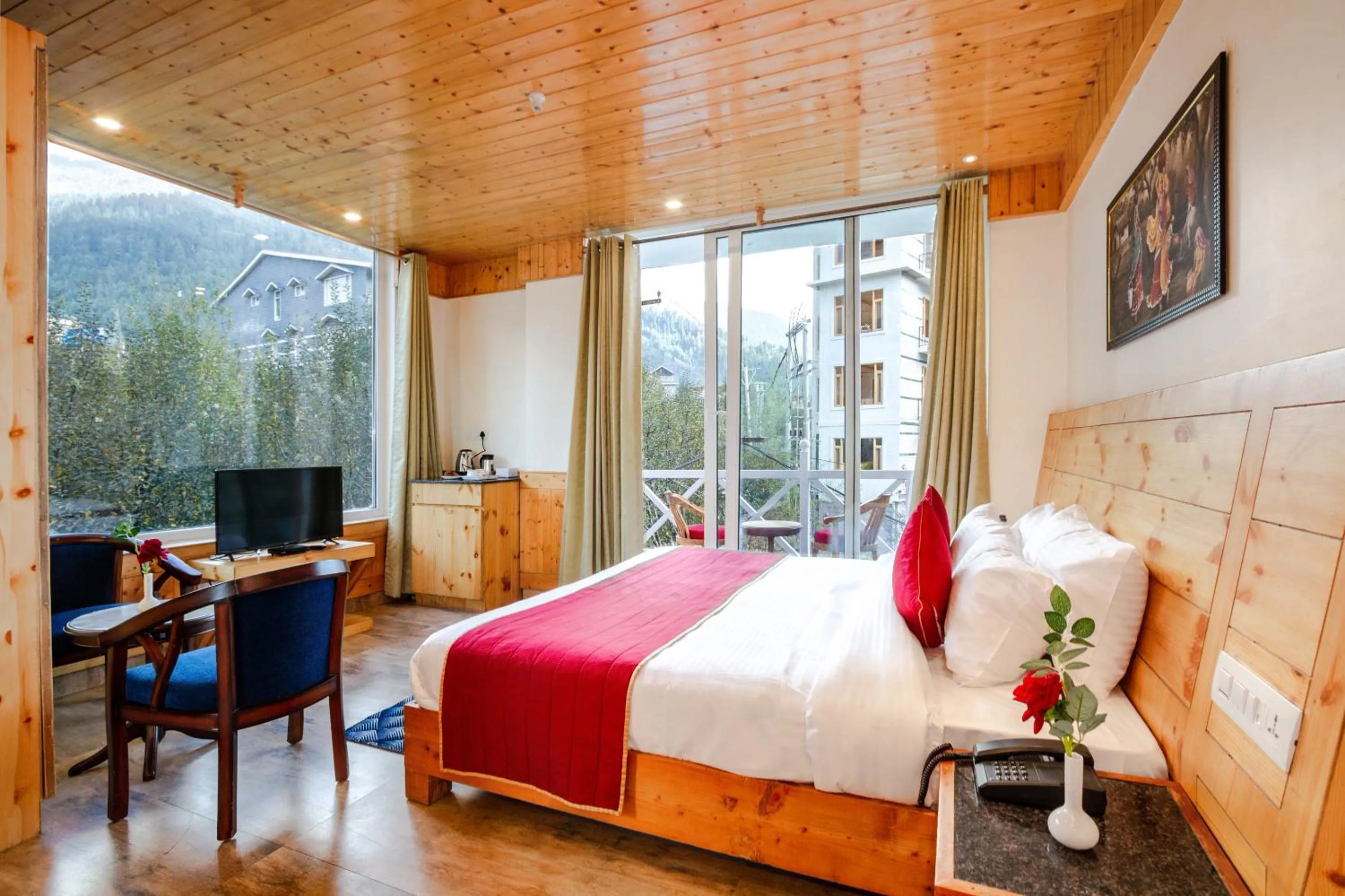 View (from property/room), Bed in Tripli Hotels Stone House Cottage